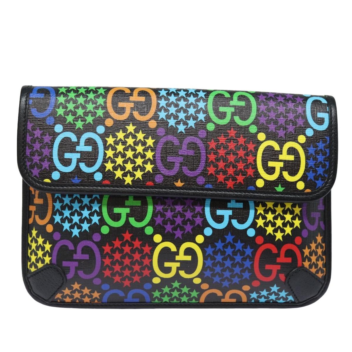 Psychedelic Multicolour Canvas Shoulder Bag (Pre-Owned)