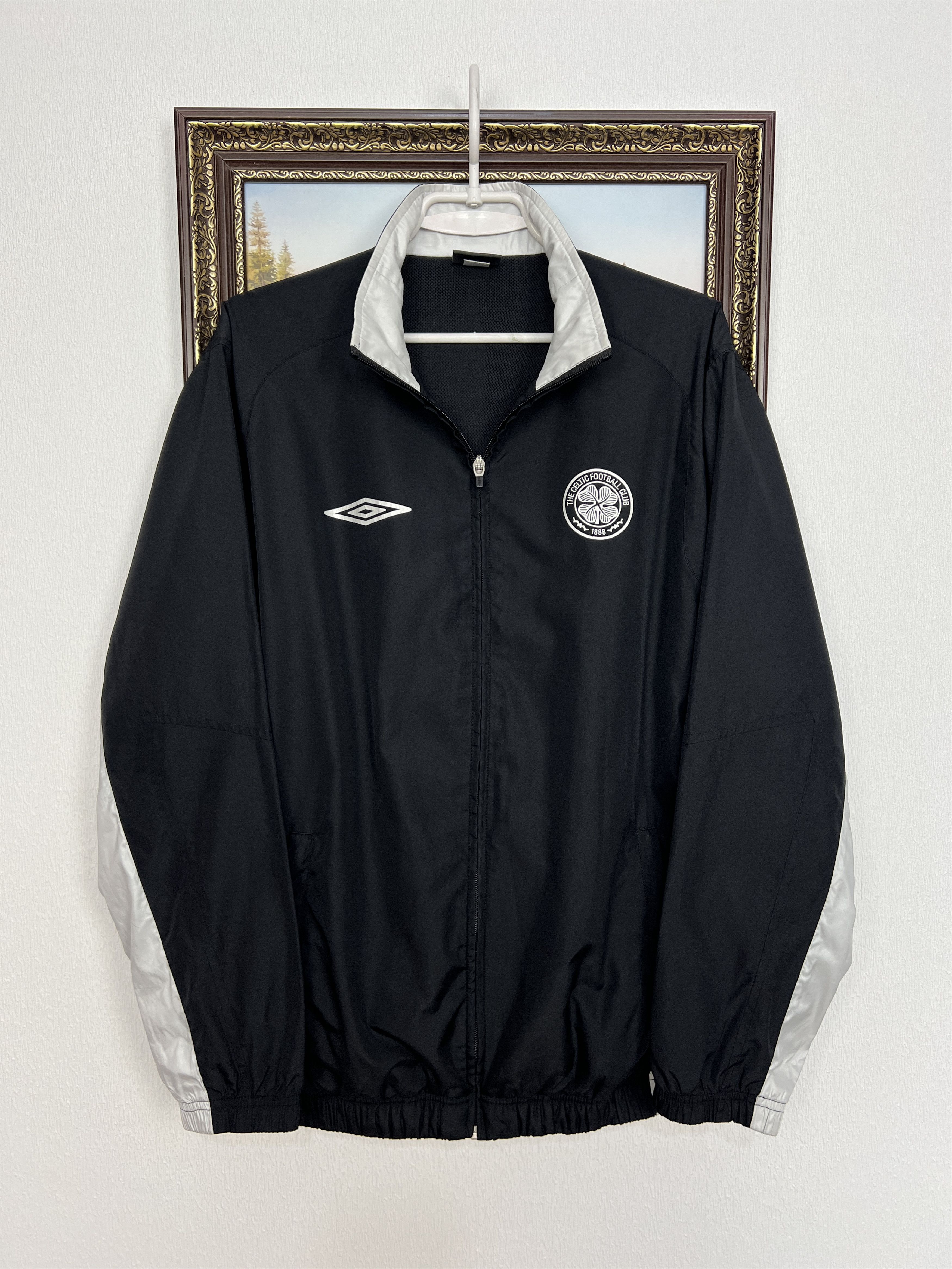 Umbro Vintage Celtic Football Jacket Soccer Track Top Zip Rare Size US M / EU 48-50 / 2 - 1 Thumbnail
