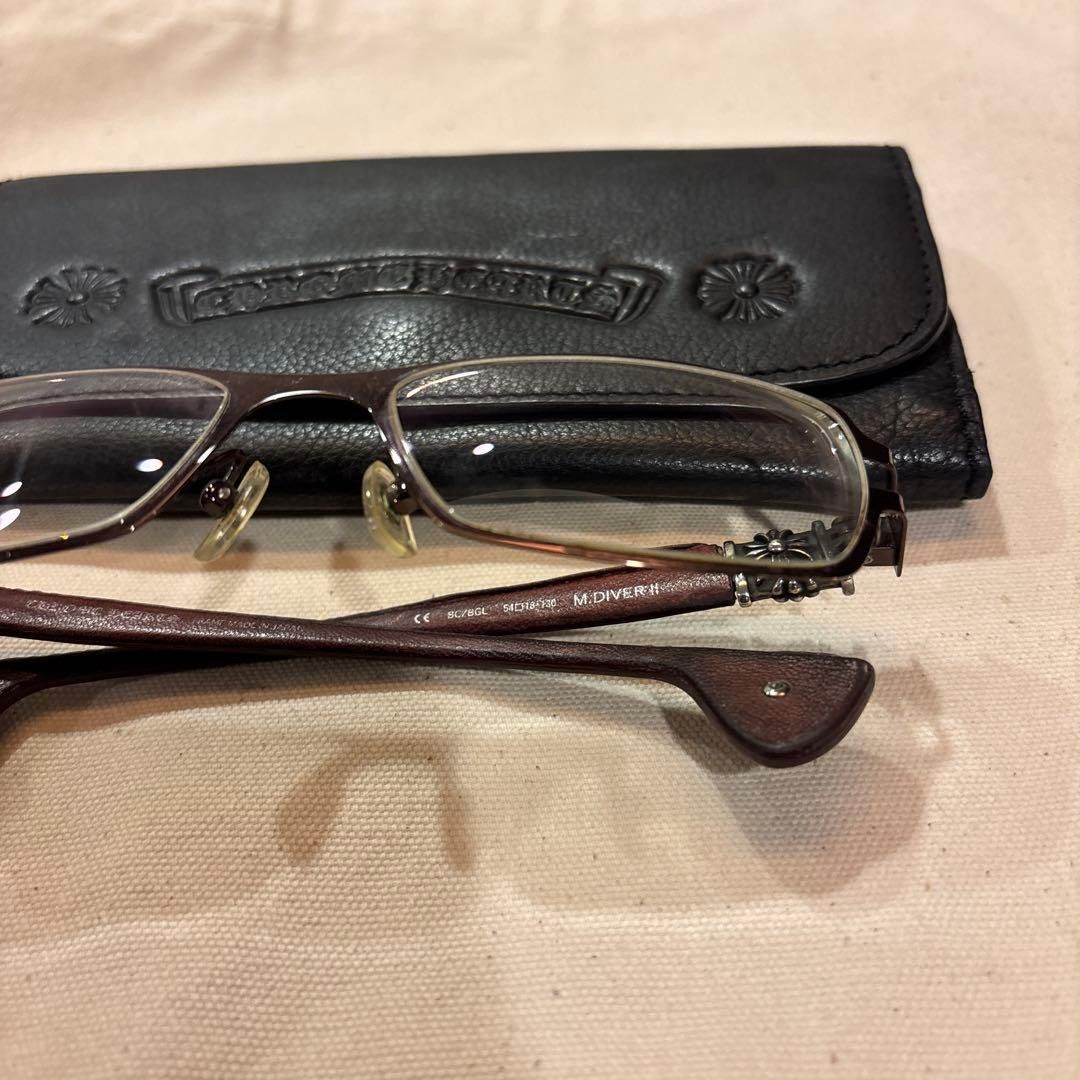 Chrome Hearts CHROME HEARTS M.DIVER II Eyeglasses 54□18-130 Size ONE SIZE - 9 Thumbnail