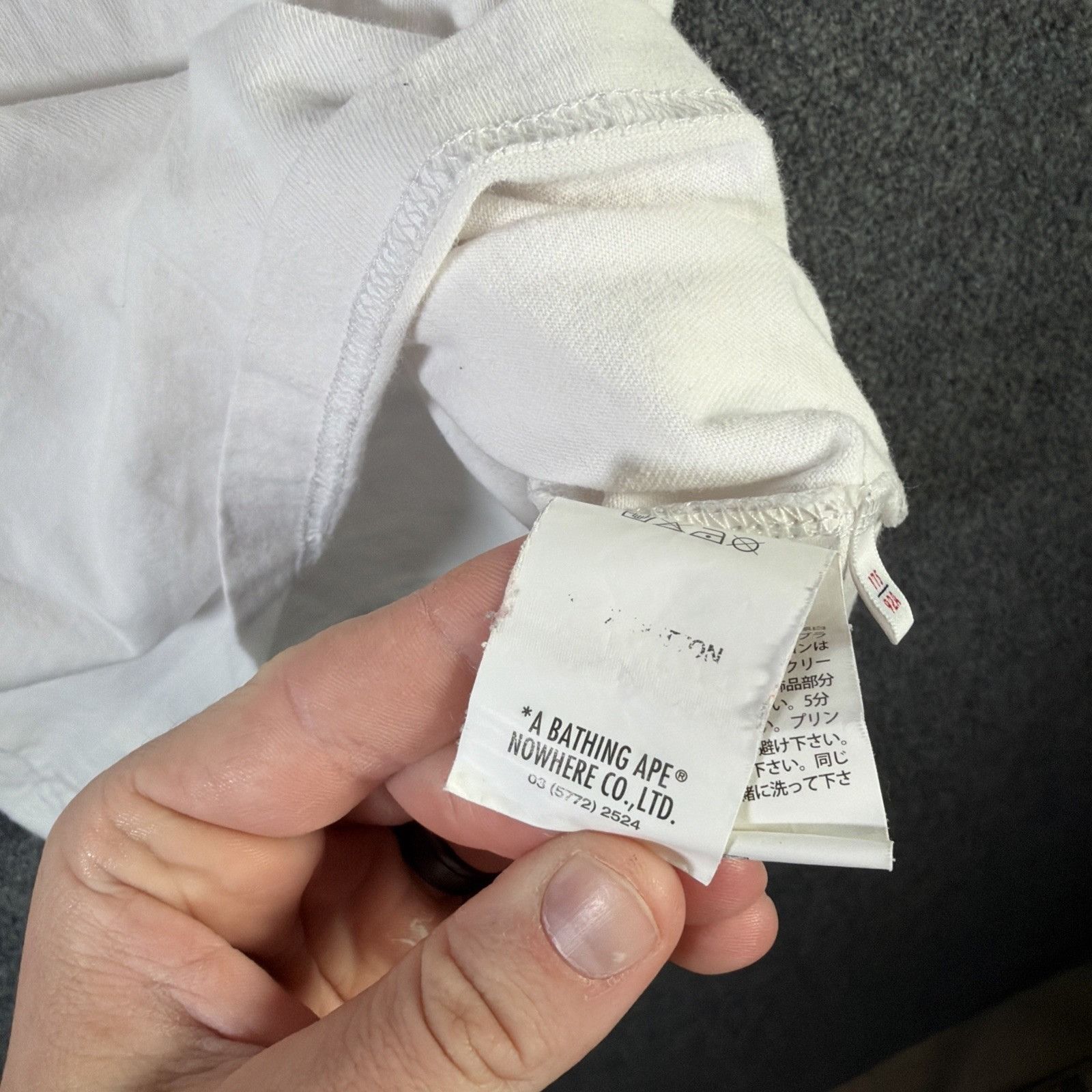 Aape Vintage BAPE Shirt Medium White 90s A Bathing Ape Union Size US M / EU 48-50 / 2 - 7 Thumbnail