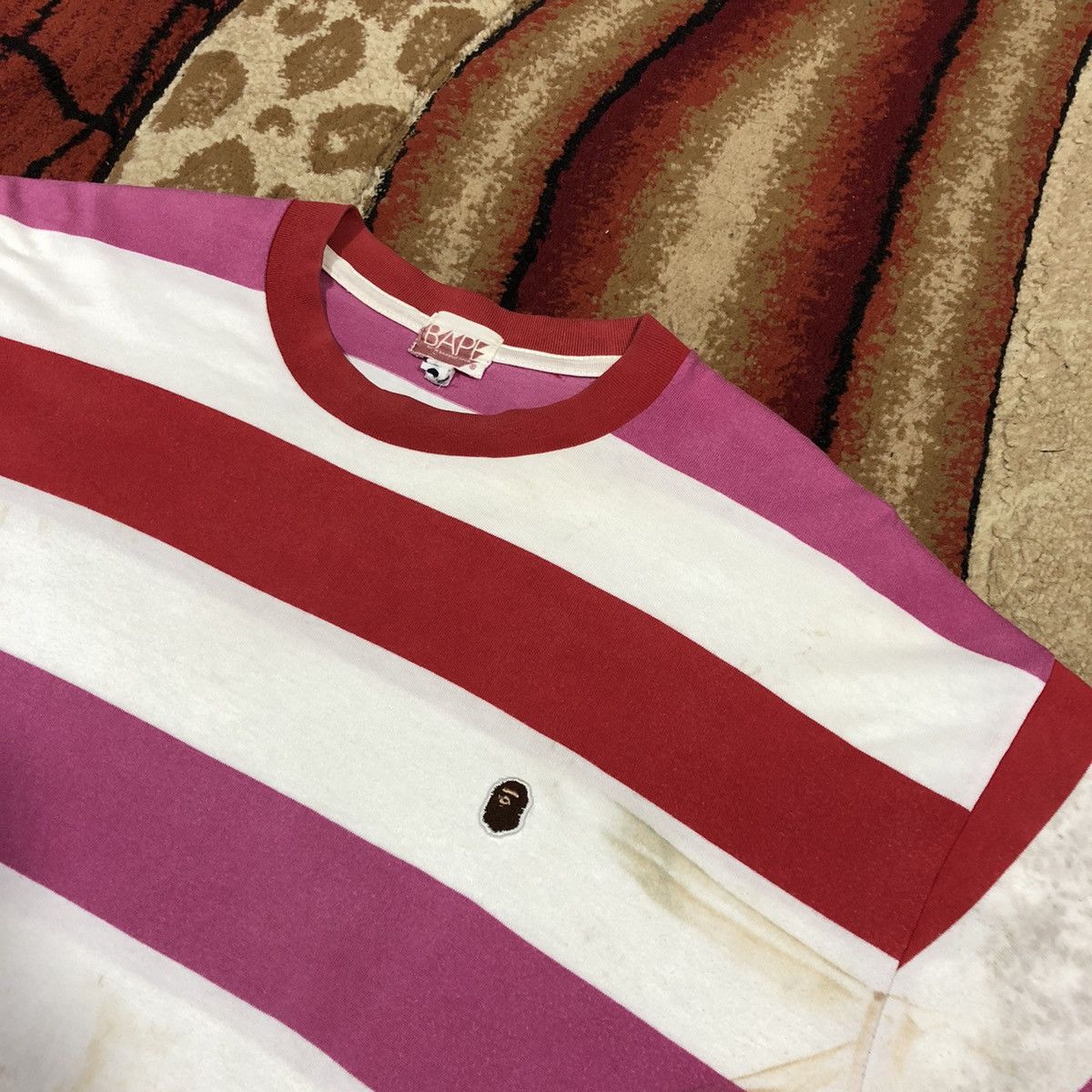 Bape Vintage Bape By A Bathing Ape Made In Japan Rare T Shirt Size US L / EU 52-54 / 3 - 2 Thumbnail