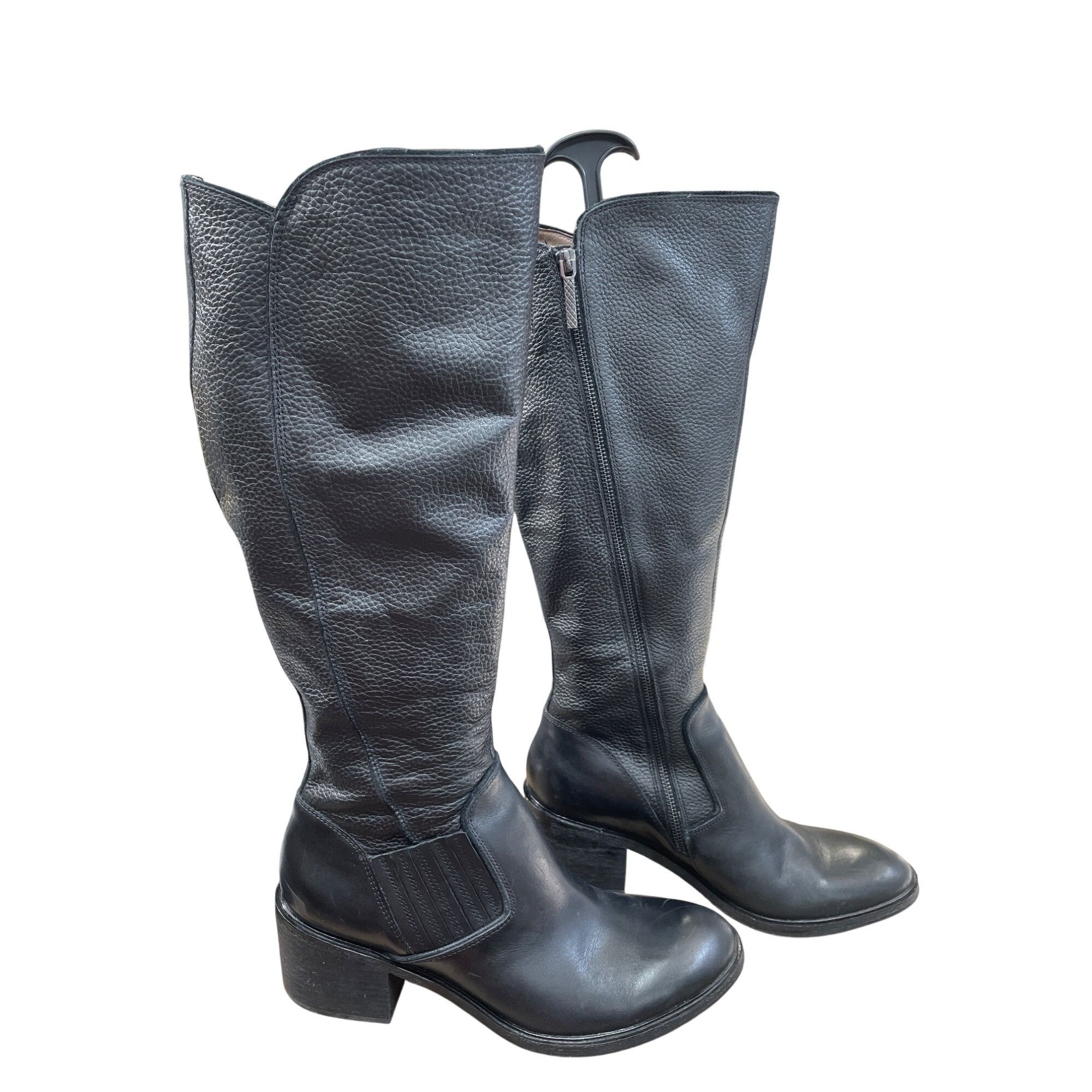 Donald Pliner Donald J Pliner Womens Black Leather Knee-High Boots Size 10 Size US 10 / IT 40 - 4 Thumbnail