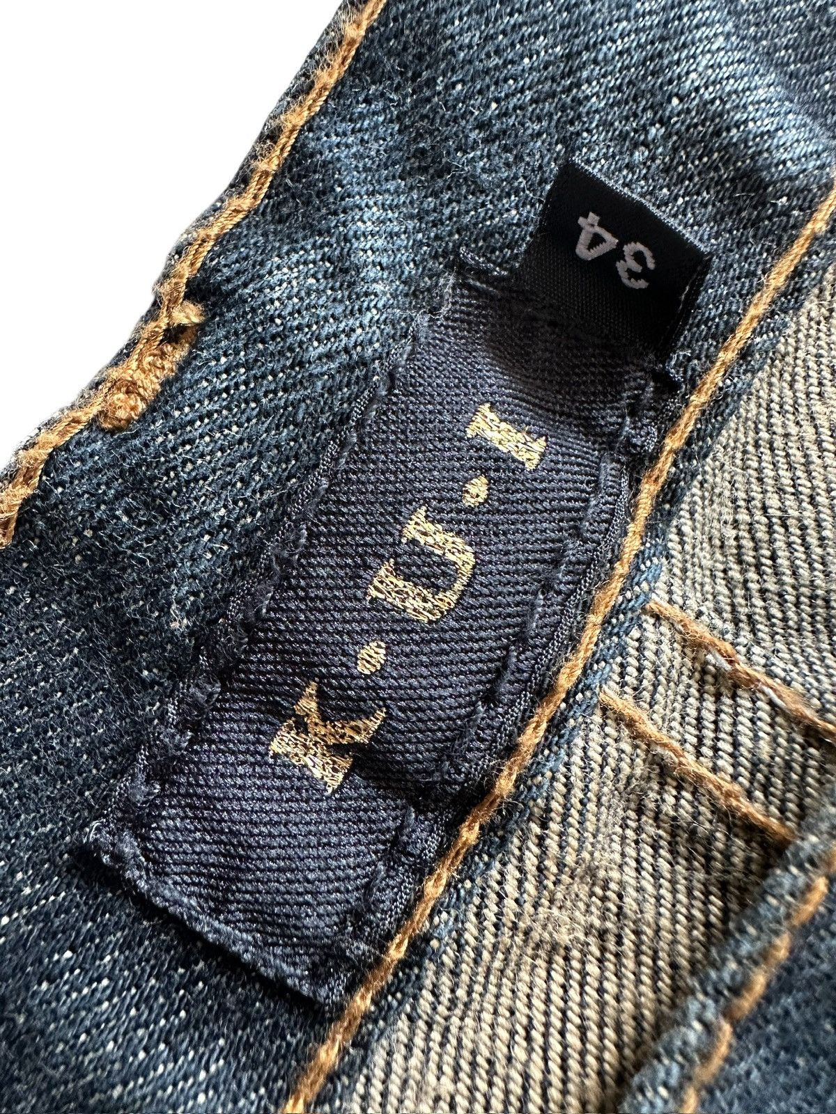 Japanese Brand 🔥Jrock / Vkei🔥 - K.U.I Co. Ltd mudmax denim jeans Size US 35 - 10 Thumbnail