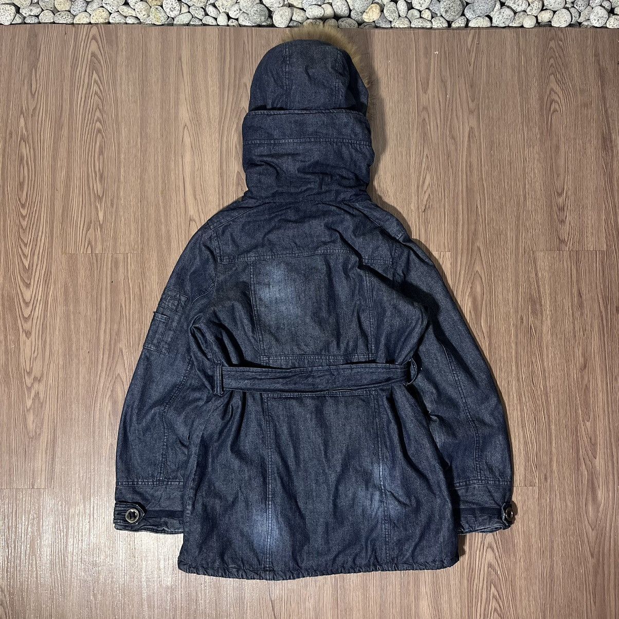 Hysteric Glamour Rei Firenze Multipocket punk Fur Denim Parka Belt Waisted Size US L / EU 52-54 / 3 - 2 Thumbnail
