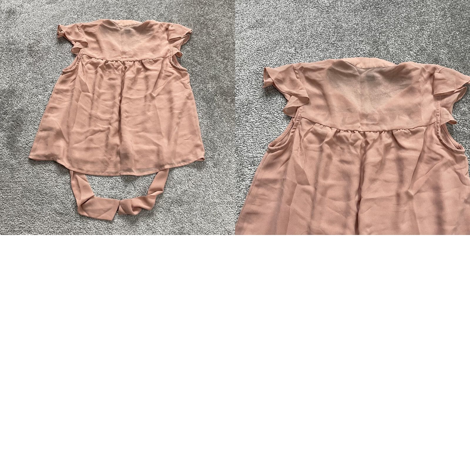 Forever 21 FOREVER 21 Blouse Shirt Womens Small Pink Cropped Straps Lightweight Top Size S / US 4 / IT 40 - 8 Thumbnail