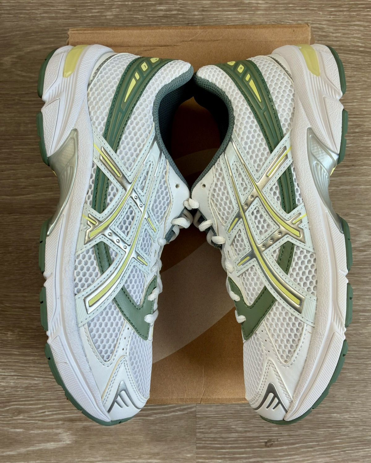Asics ASICS Asics Gel 1130 White Jade Yellow Size US 8.5 / EU 41-42 - 2 Thumbnail