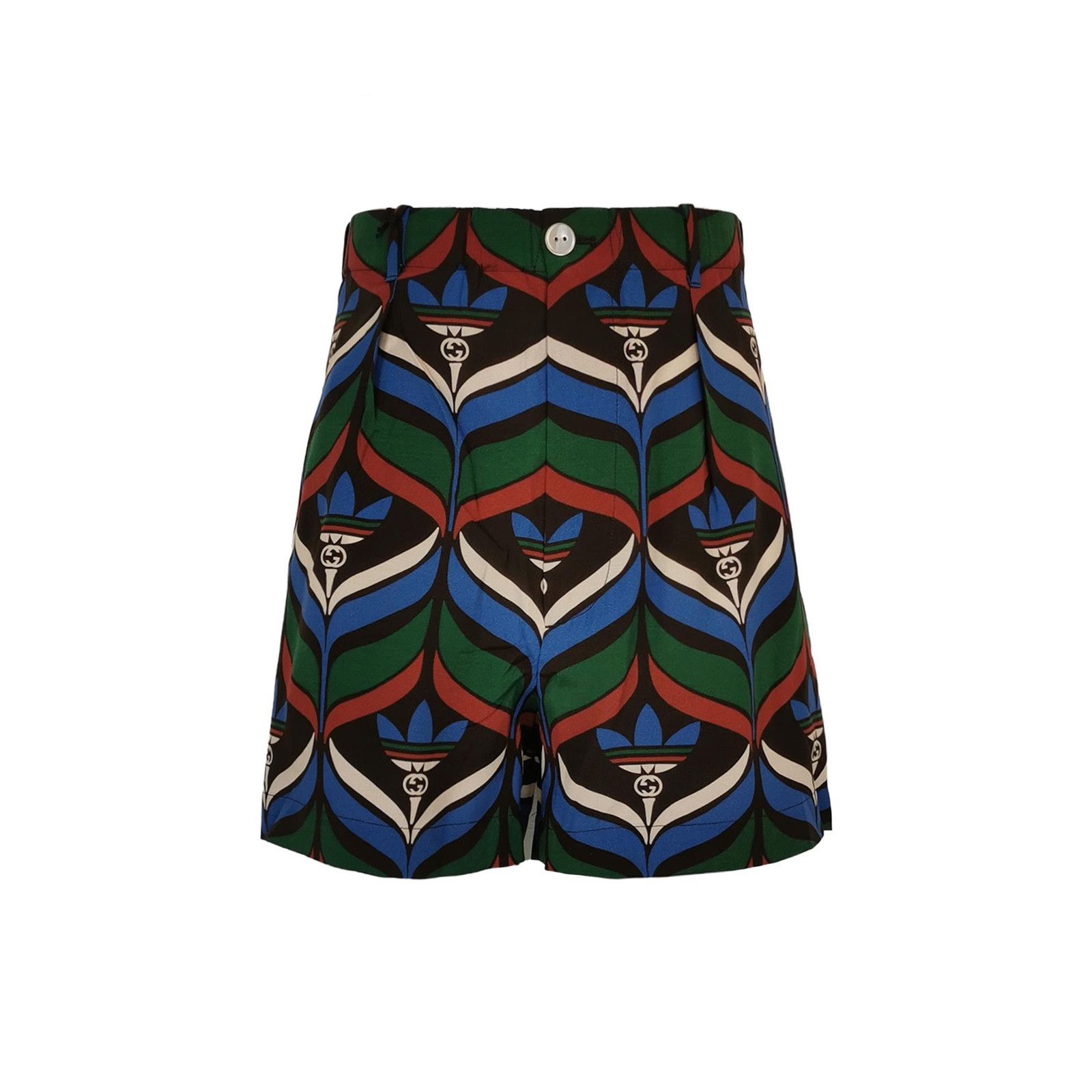 Gucci Gucci Printed Cotton Shorts XS Size US 32 / EU 48 - 1 Thumbnail