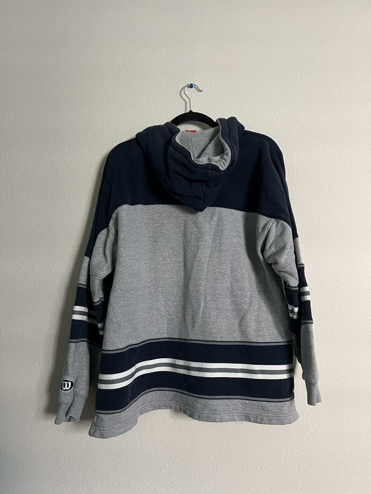 Wilson Vintage Wilson Embroidered Hoodie/Sweatshirt Size US L / EU 52-54 / 3 - 3 Thumbnail