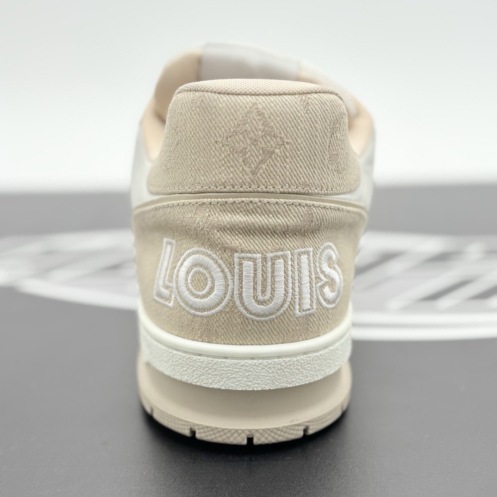 Louis Vuitton Louis Vuitton Trainer Strap ' Beige ' | SUPER CLEAN! Size US 12.5 / EU 45-46 - 8 Thumbnail