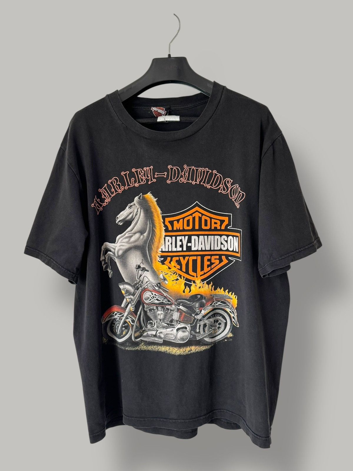 Harley Davidson Vintage Harley Davidson Graphic Tee Size US XL / EU 56 / 4 - 1 Thumbnail
