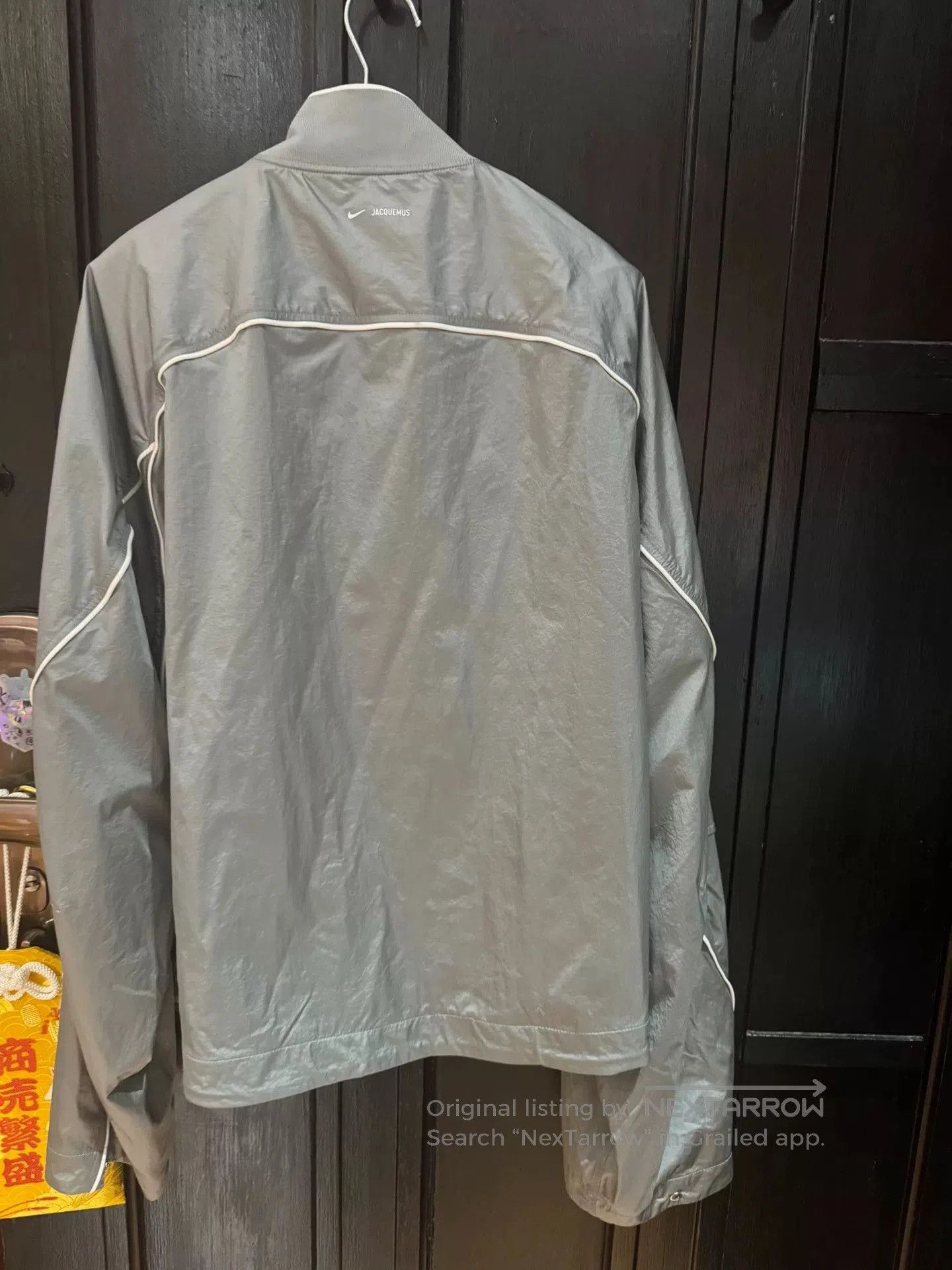 Nike x Jacquemus Gray Windbreaker Jacket.