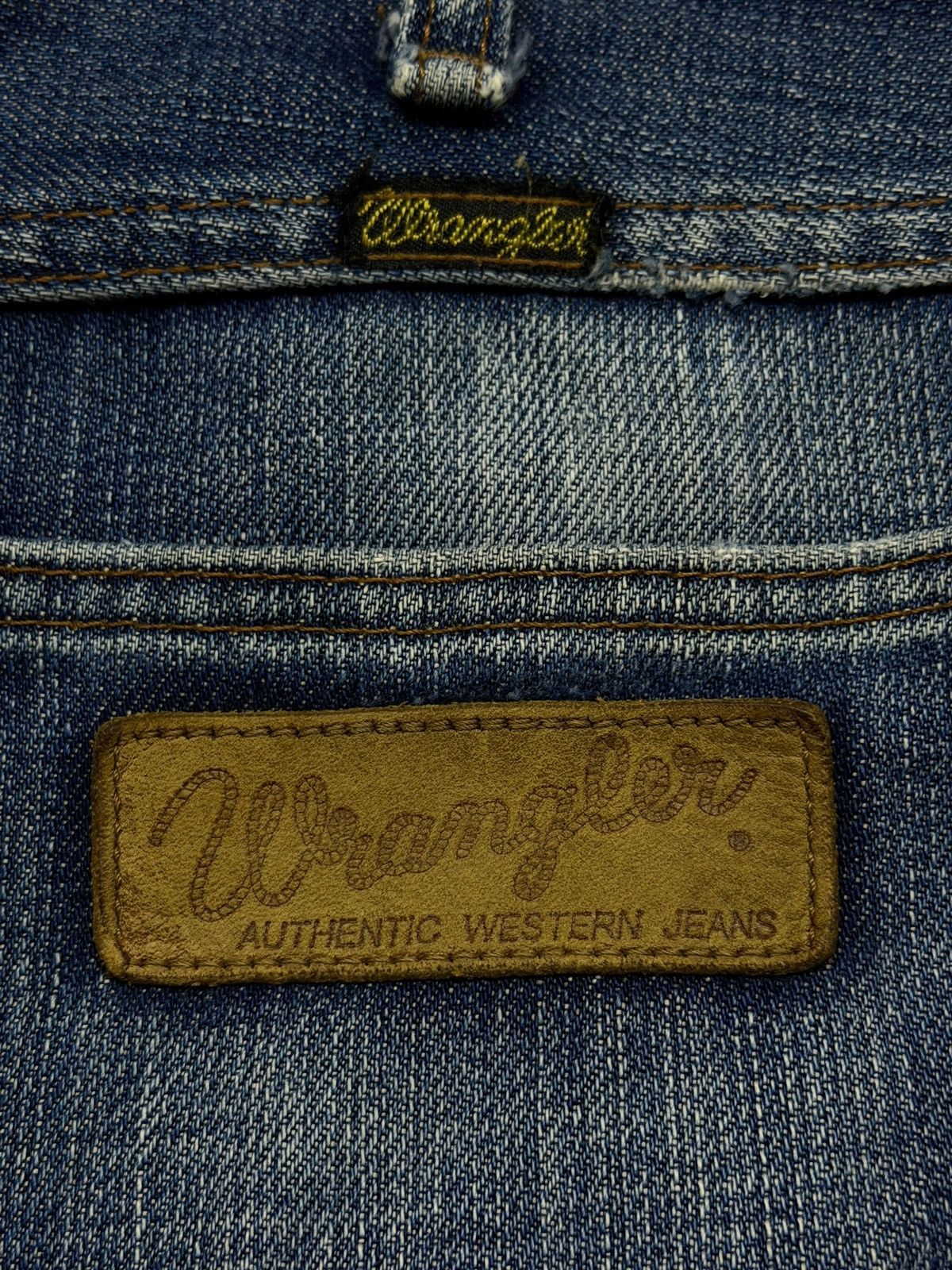 Wrangler Vintage Wrangler 11MWZ Japan Denim Jeans | Wide Straight W32 Size US 32 / EU 48 - 11 Thumbnail