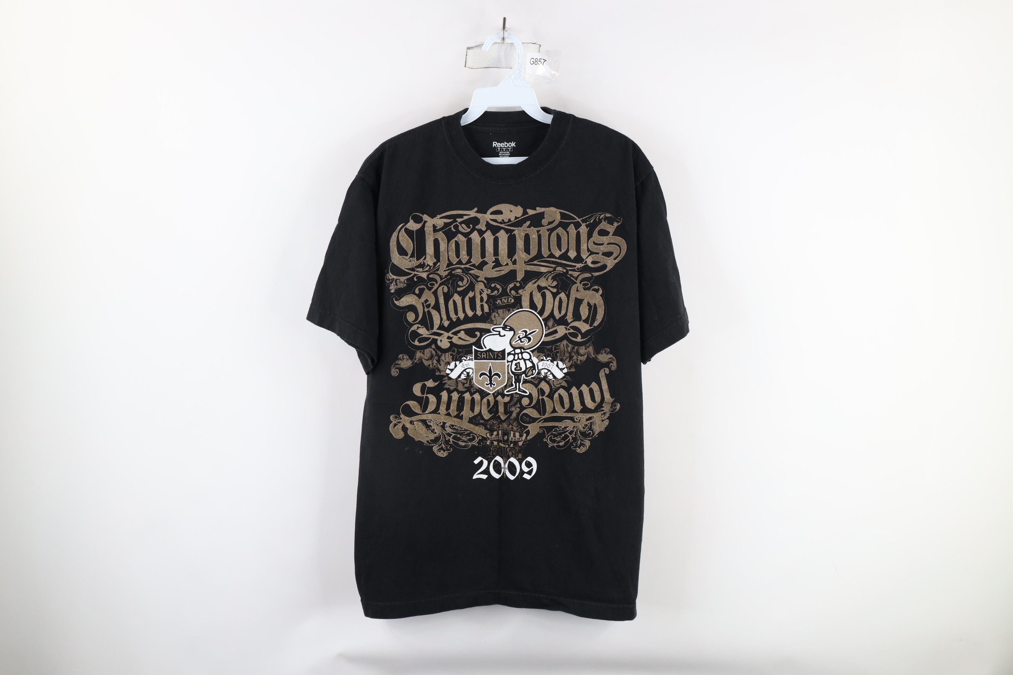 Reebok × Vintage Vintage Reebok Champs New Orleans Saints Football T-Shirt Size US M / EU 48-50 / 2 - 1 Thumbnail