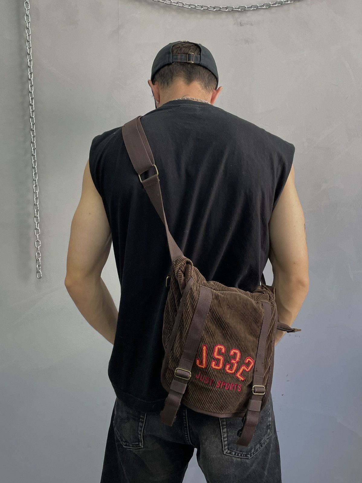 Diesel Rare velvet Messenger bag y2k diesel style 90s Size ONE SIZE - 1 Thumbnail