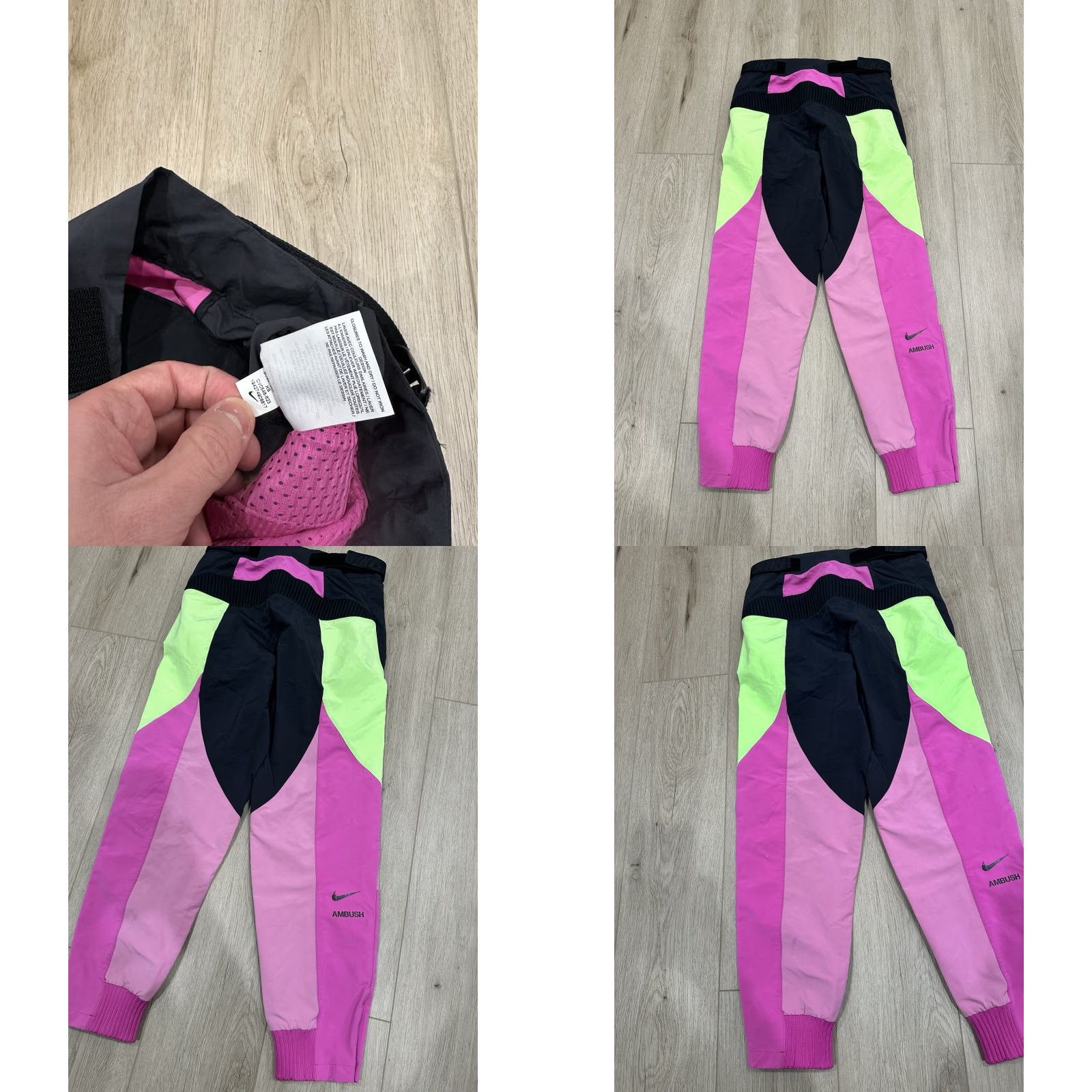 Nike Nike Wmns x Ambush Motorcycle Pants Active Fuchsia/Magic Flamingo XS Women Trousers Size 26" / US 2 / IT 38 - 8 Thumbnail