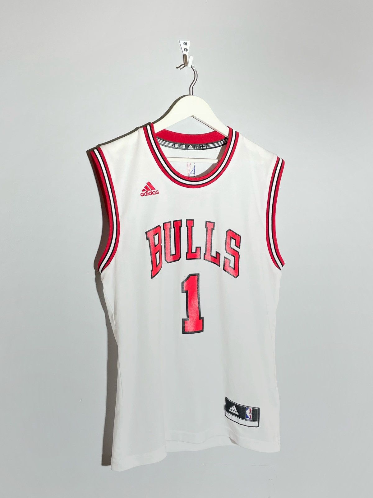 Adidas × NBA #1 Rose Chicago Bulls Adidas NBA Y2k Streetwear Jersey Size US S / EU 44-46 / 1 - 2 Thumbnail