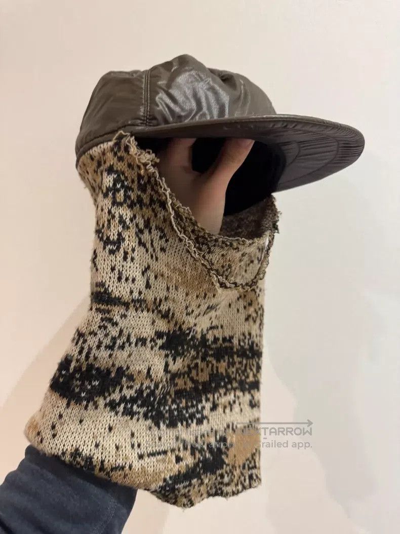 Raf Simons Raf Simons 02aw archive camouflage knitted baseball cap st Size ONE SIZE - 1 Thumbnail