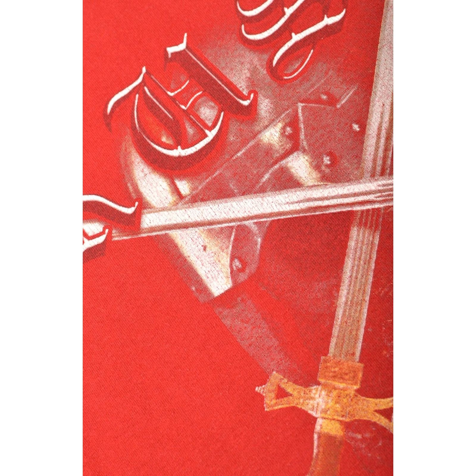 Gildan Gildan Rock T-Shirt Tee World Tour 2007 Snakes & Arrows XL Red Mens VINTAGE Size US XL / EU 56 / 4 - 3 Thumbnail