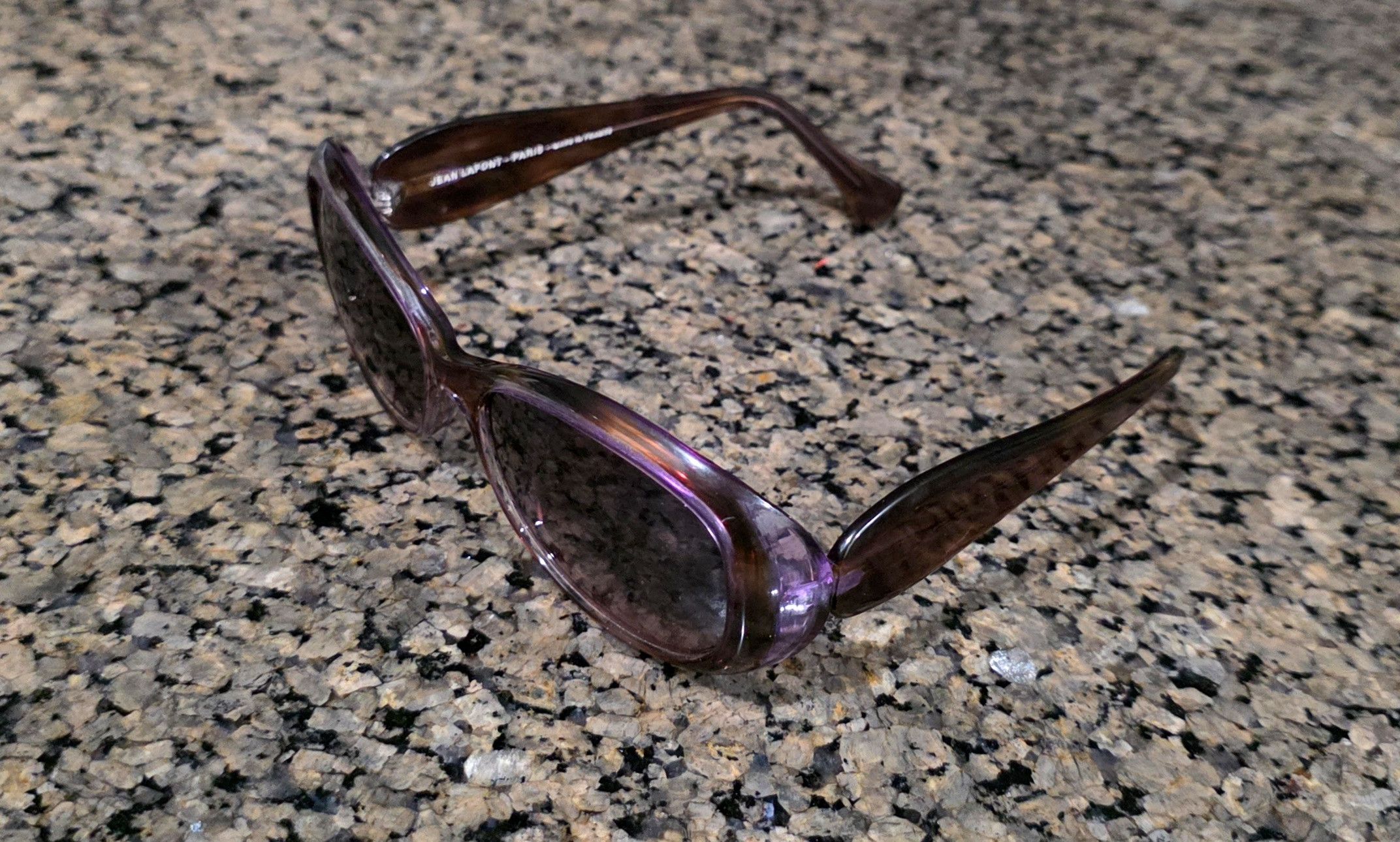 Other Jean Lafont Paris Sunglasses FAUVE 791 Striped Brown France Size ONE SIZE - 2 Thumbnail
