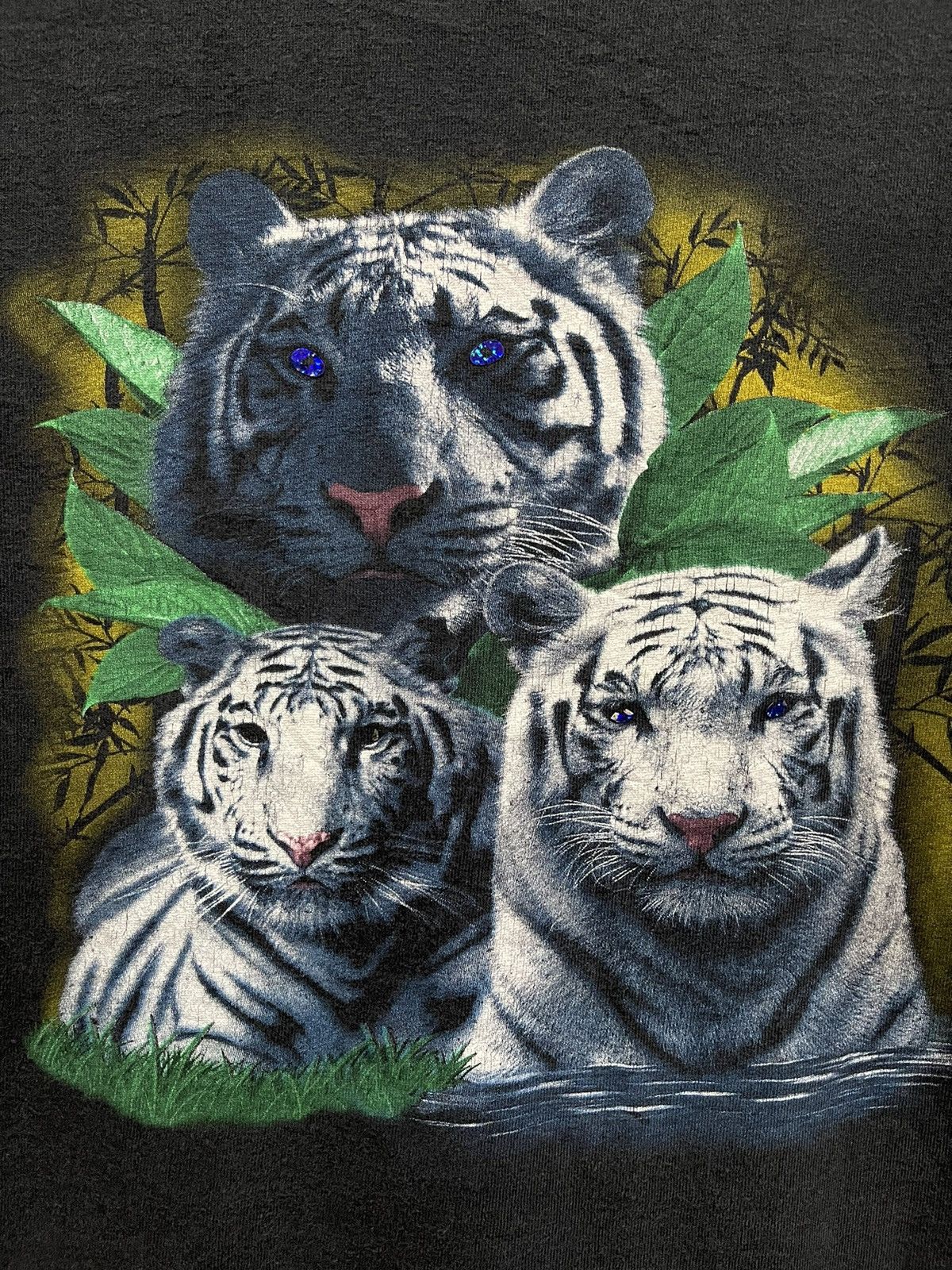 Vintage Vintage Y2K White Tiger🔥🔥🔥 Size US L / EU 52-54 / 3 - 2 Thumbnail