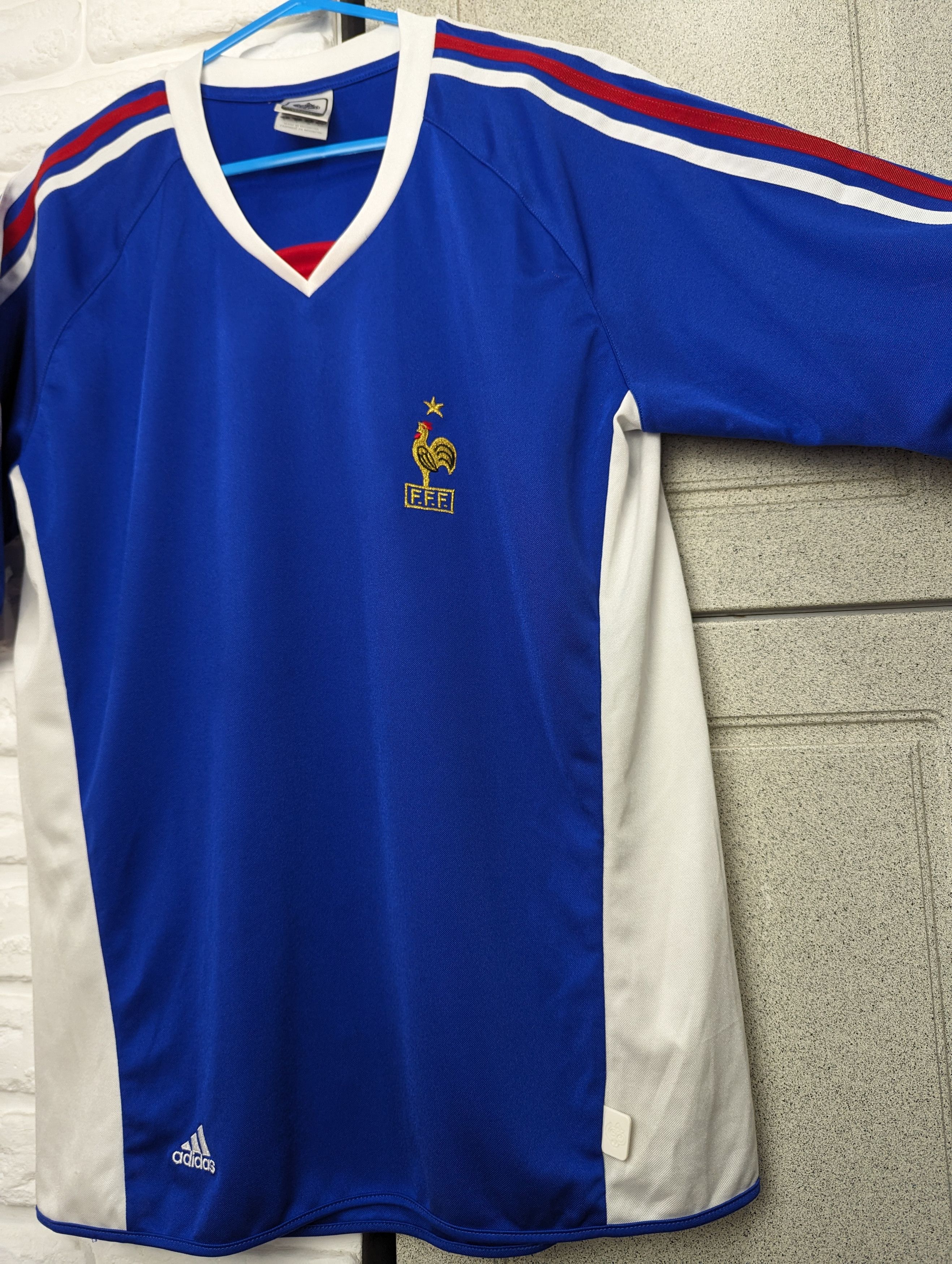 Adidas Vintage ADIDAS France FFF FIFA World Cup Germany 2006 Jersey Size US S / EU 44-46 / 1 - 4 Thumbnail