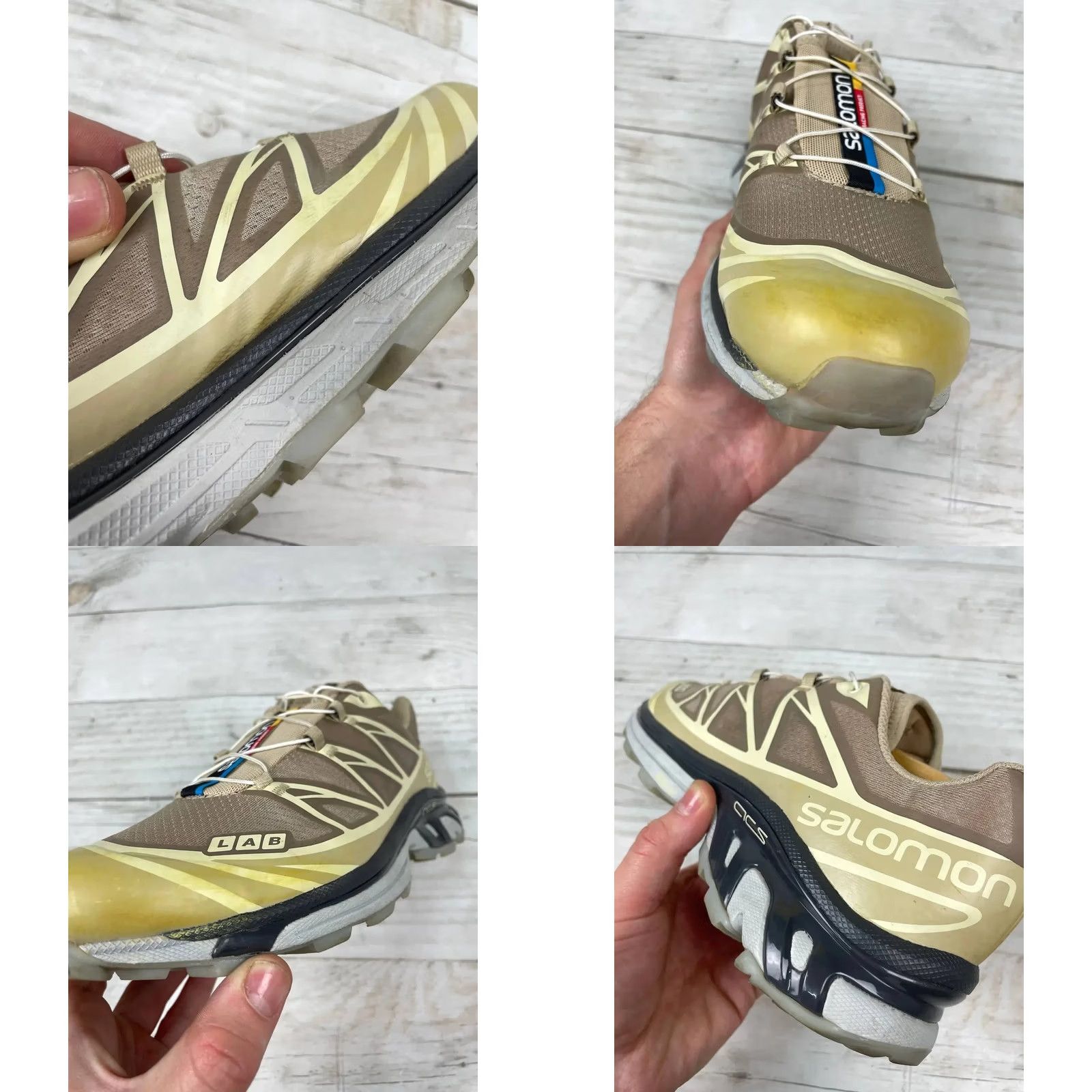 Salomon Salomon XT-6 Sneaker Men Size US 10 Beige Nike? Size US 10 / EU 43 - 10 Thumbnail