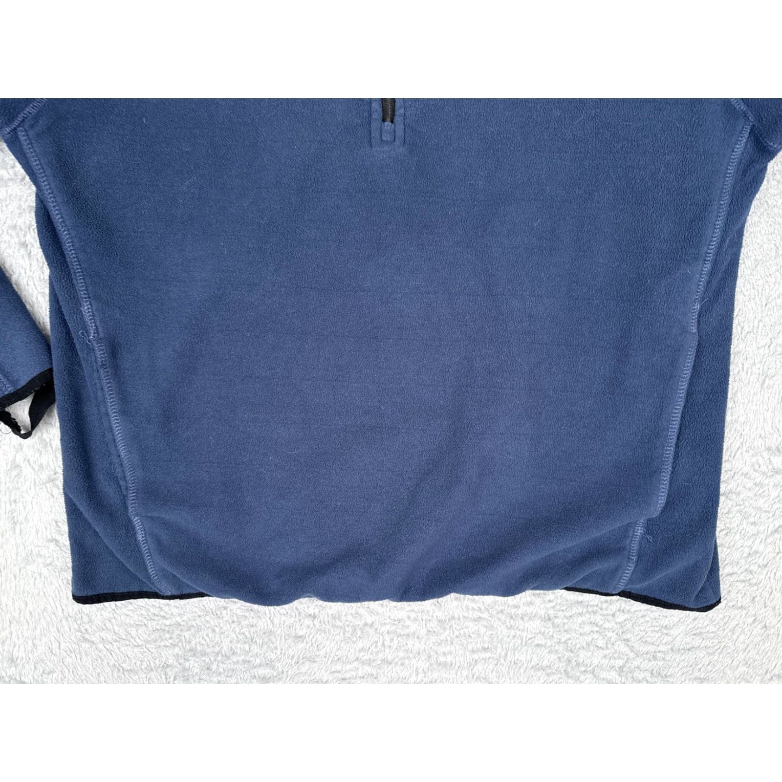 Timberland VINTAGE? No. Timberland Sweater Mens Large Blue Quarter Zip Fleece Pullover Outdoor Hike READ Size US L / EU 52-54 / 3 - 5 Thumbnail