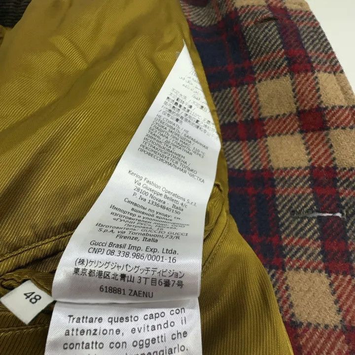 Gucci Gucci Gucci Check Wool and Corduroy Jacket -2506 Size US M / EU 48-50 / 2 - 4 Thumbnail