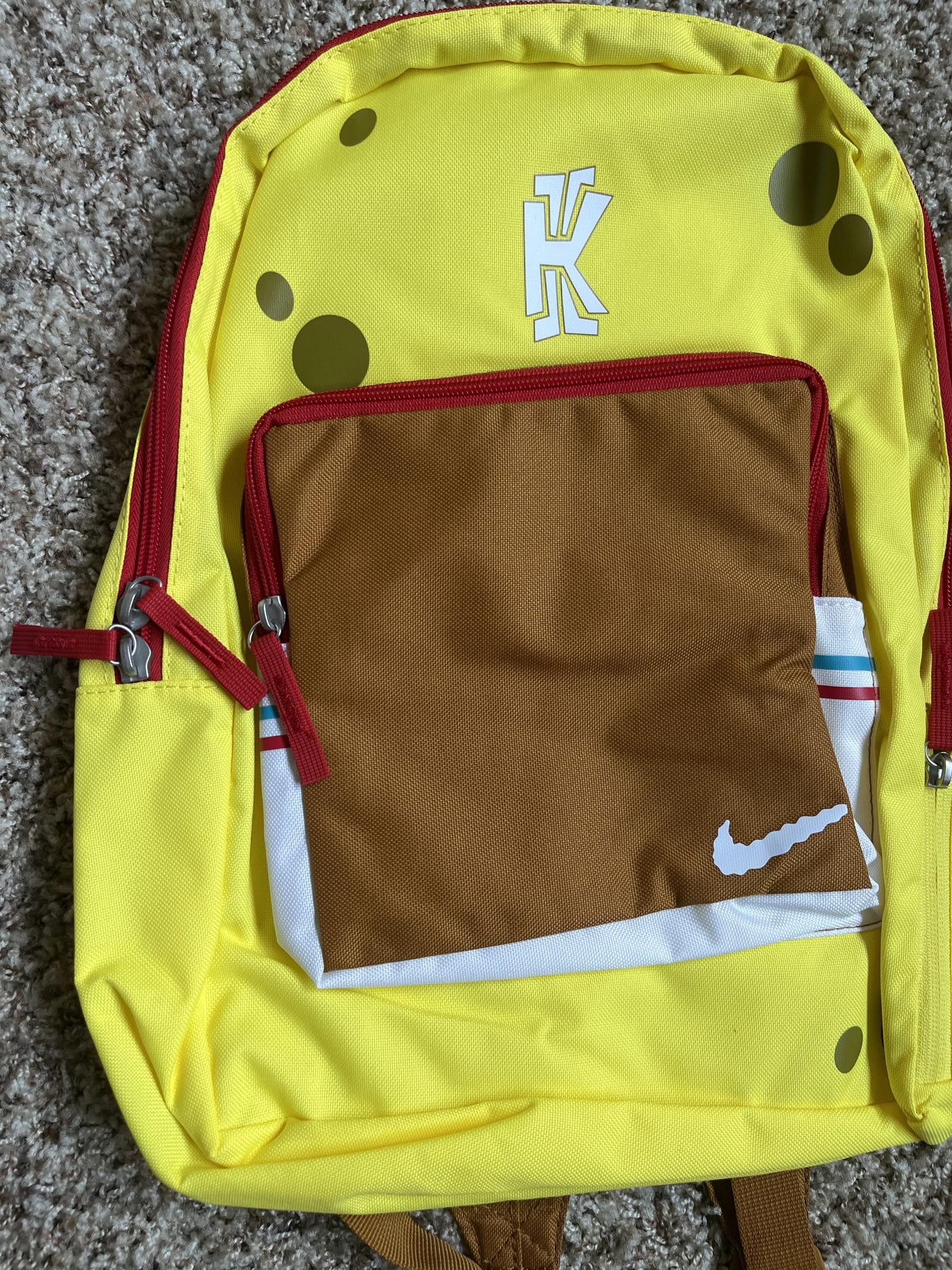 Nike Nike Kids Kyrie x Spongebob Backpack Size ONE SIZE - 2 Thumbnail