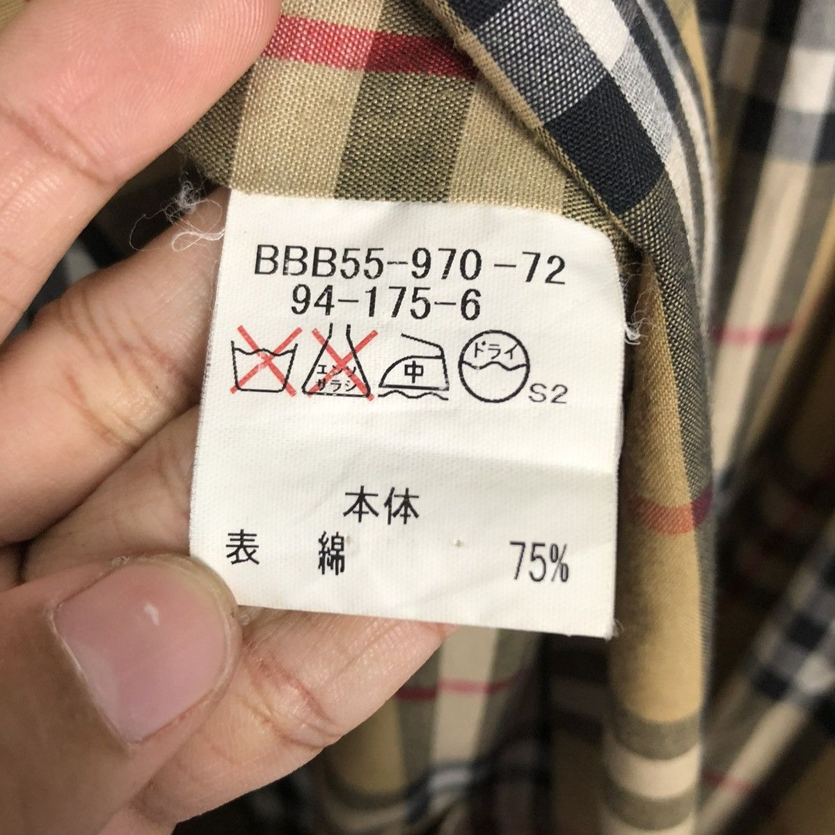 Burberry 🔥VINTAGE LONG JACKET TRENCH COAT BURBERRY LONDON NOVA CHECK Size US M / EU 48-50 / 2 - 19 Thumbnail