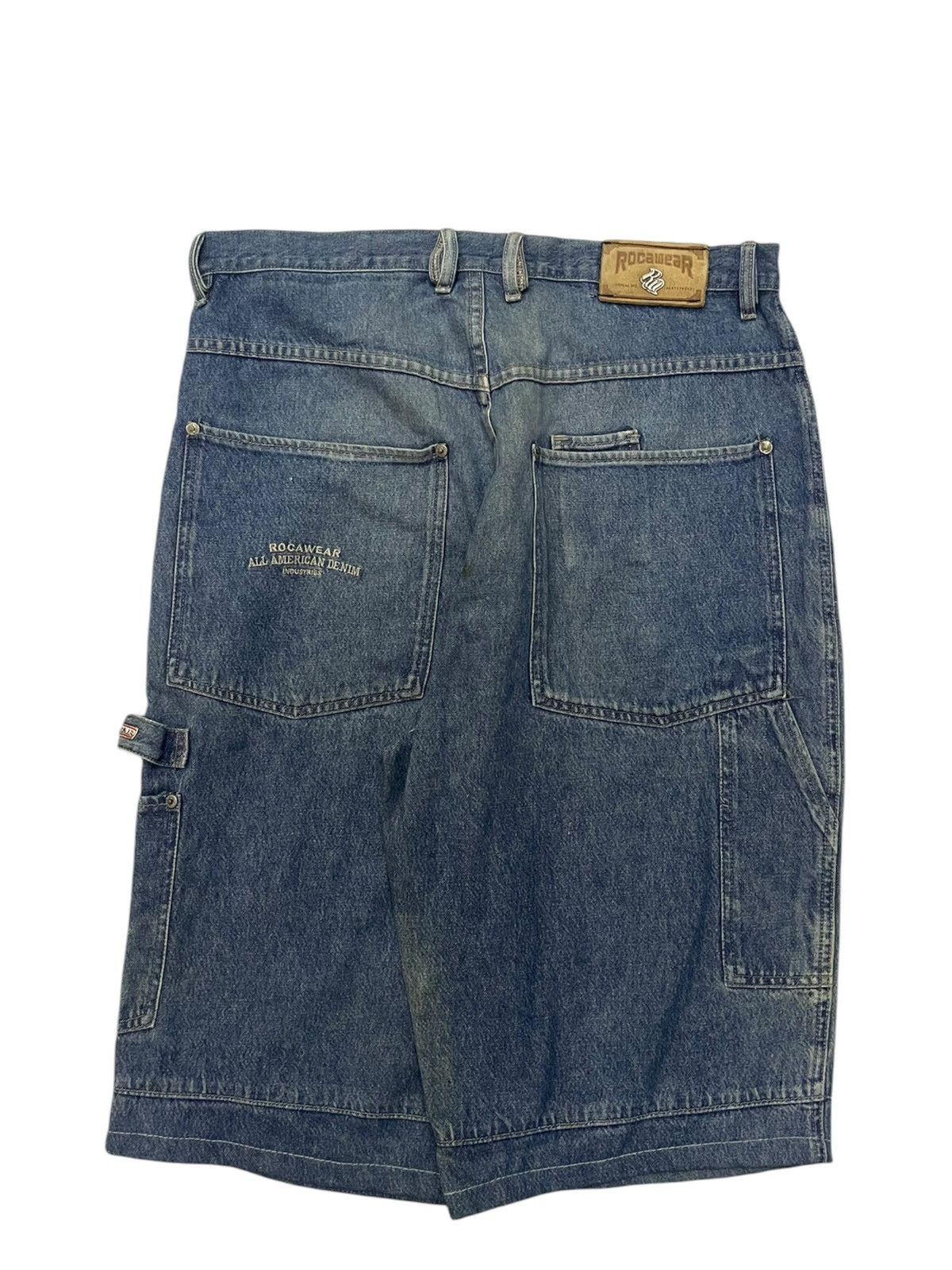 JNCO Y2K Rocawear Double Pocket Carpenter Jorts Size US 36 / EU 52 - 1 Thumbnail