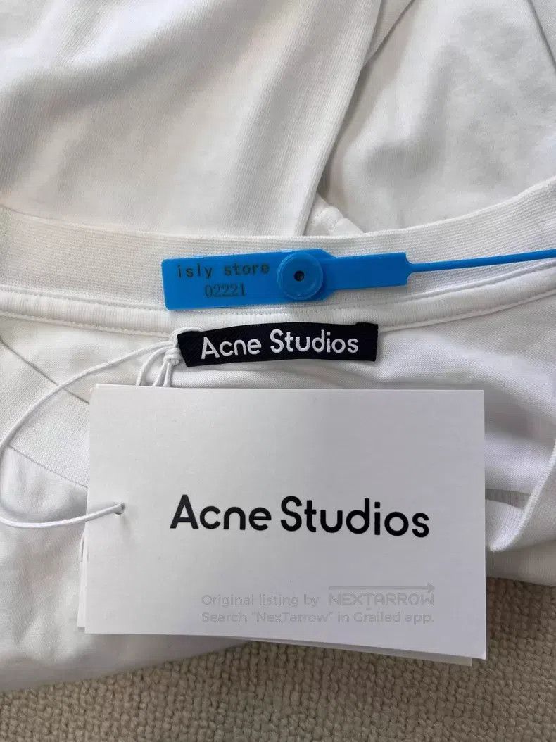 Acne Studios Acne Studios SS22 Face smile print solid color round neck Size US XL / EU 56 / 4 - 4 Thumbnail