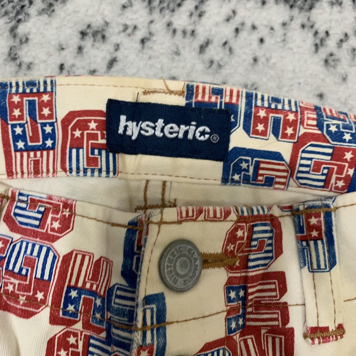 Hysteric Glamour Hysteric Glamour HG US Flag Pattern Bootcut Pants Size 30" / US 8 / IT 44 - 3 Thumbnail