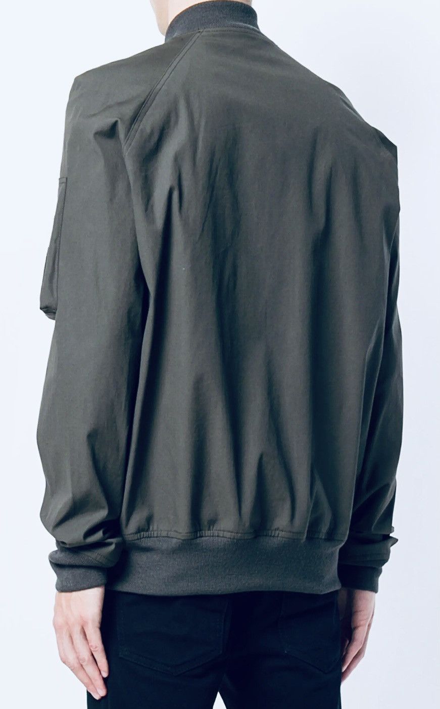 Rick Owens RICK OWENS SS18 DIRT RAGLAN FLIGHT BOMBER JACKET GRAY EU54 Size US L / EU 52-54 / 3 - 16 Thumbnail