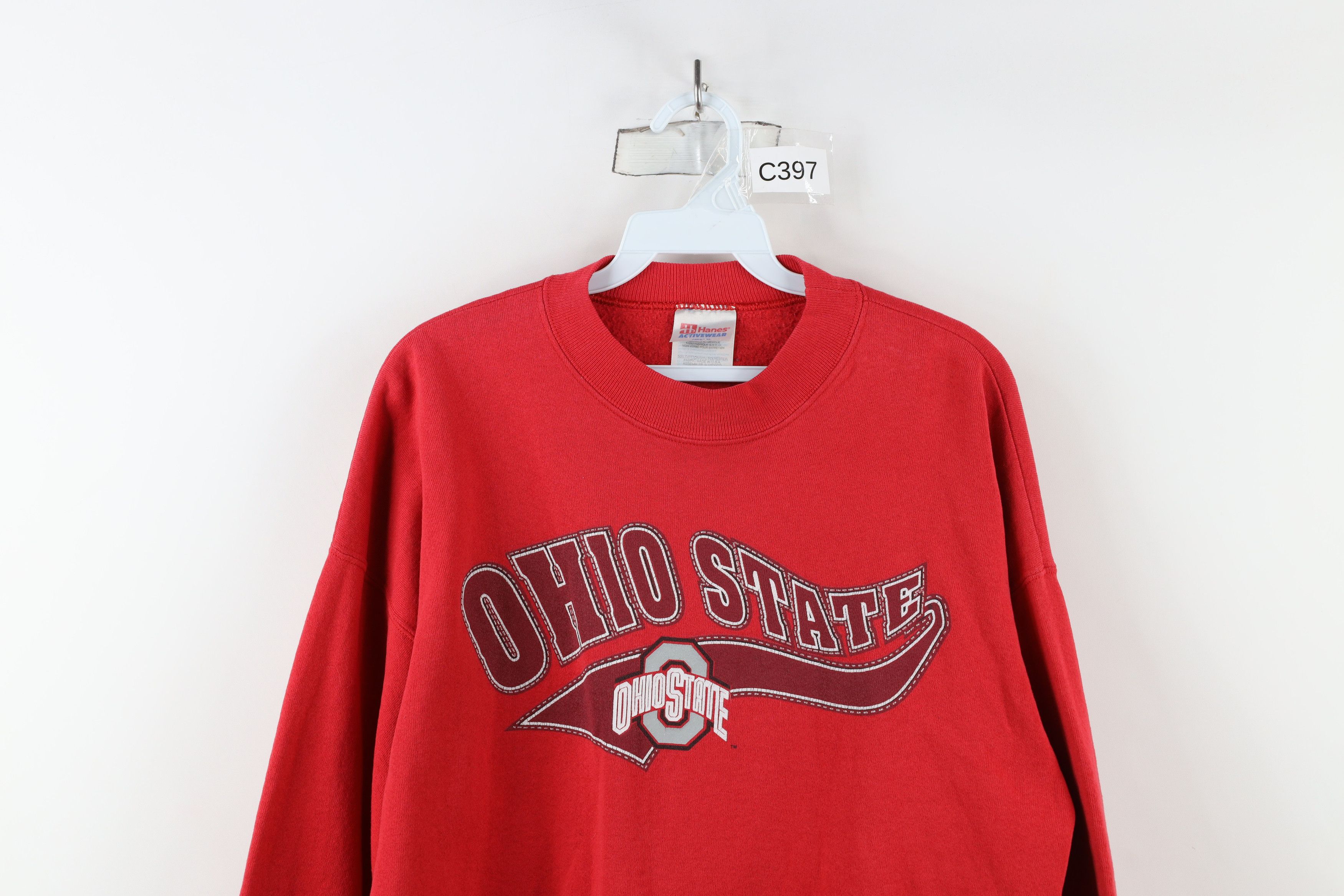 Vintage Vintage 90s Script Ohio State University Crewneck Sweatshirt Size US XL / EU 56 / 4 - 2 Thumbnail