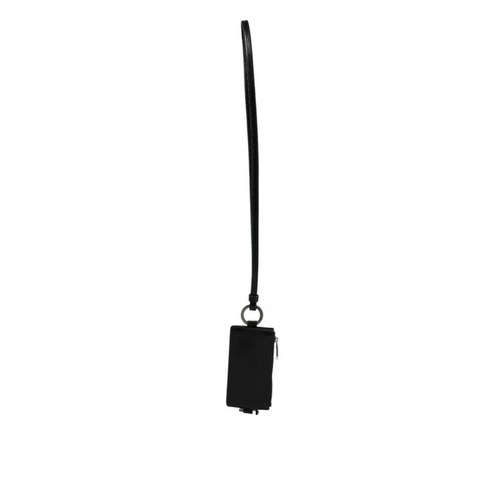 Dolce & Gabbana Dolce & Gabbana Black Horse Leather Lanyard Logo Card Holder Size ONE SIZE - 6 Thumbnail