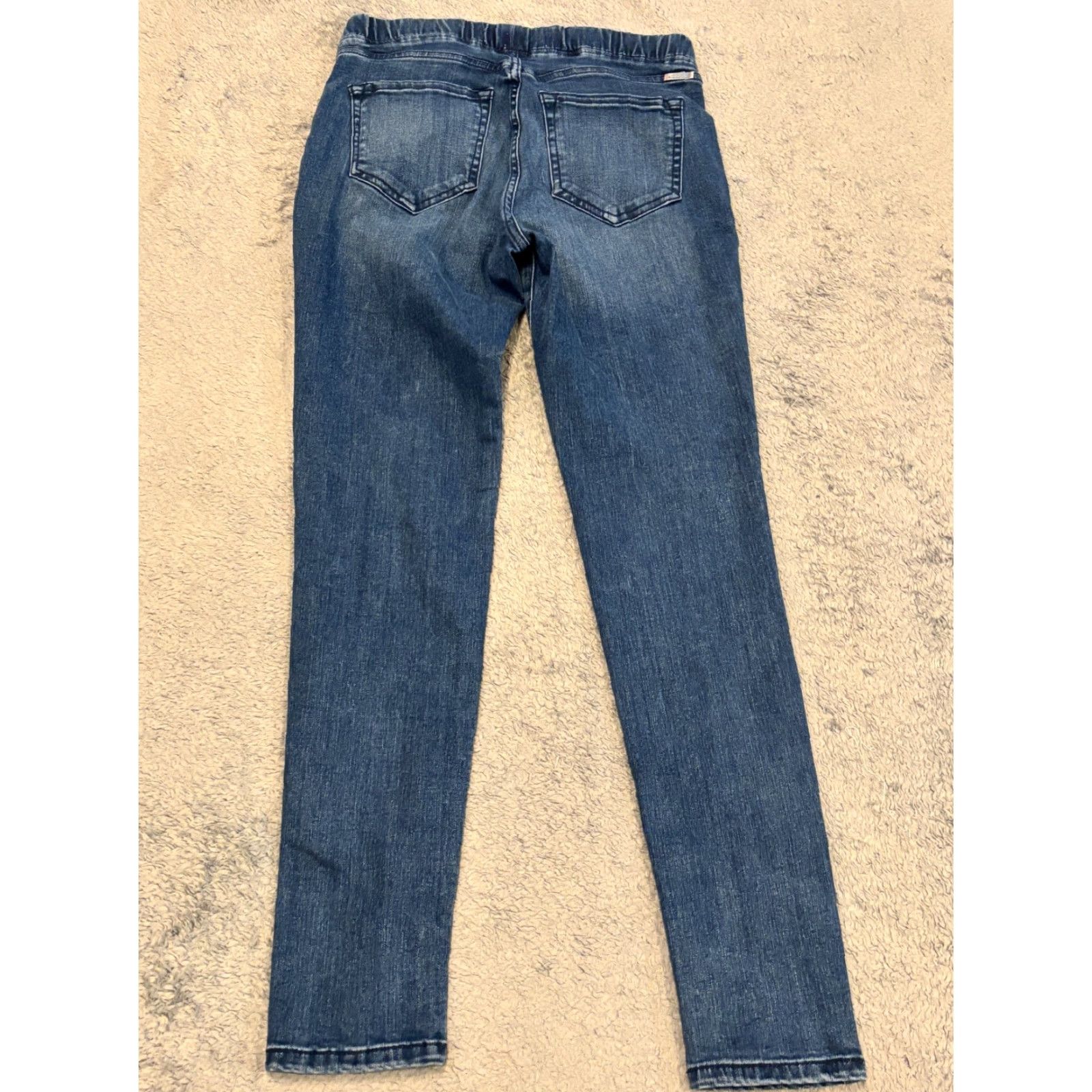 Vintage KanCan Jeans Women's 7/27 Dark Wash Pull On Stretch Blue Denim Skinny KC8564M Size 28" / US 6 / IT 42 - 7 Thumbnail