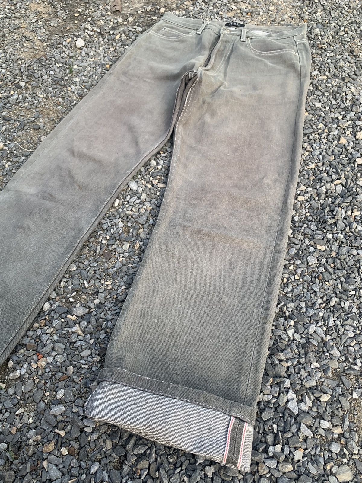 A.P.C. A.P.C SELVEDGE SUNFADED RUSTY DISTRESSED DENIM Size US 29 - 5 Thumbnail