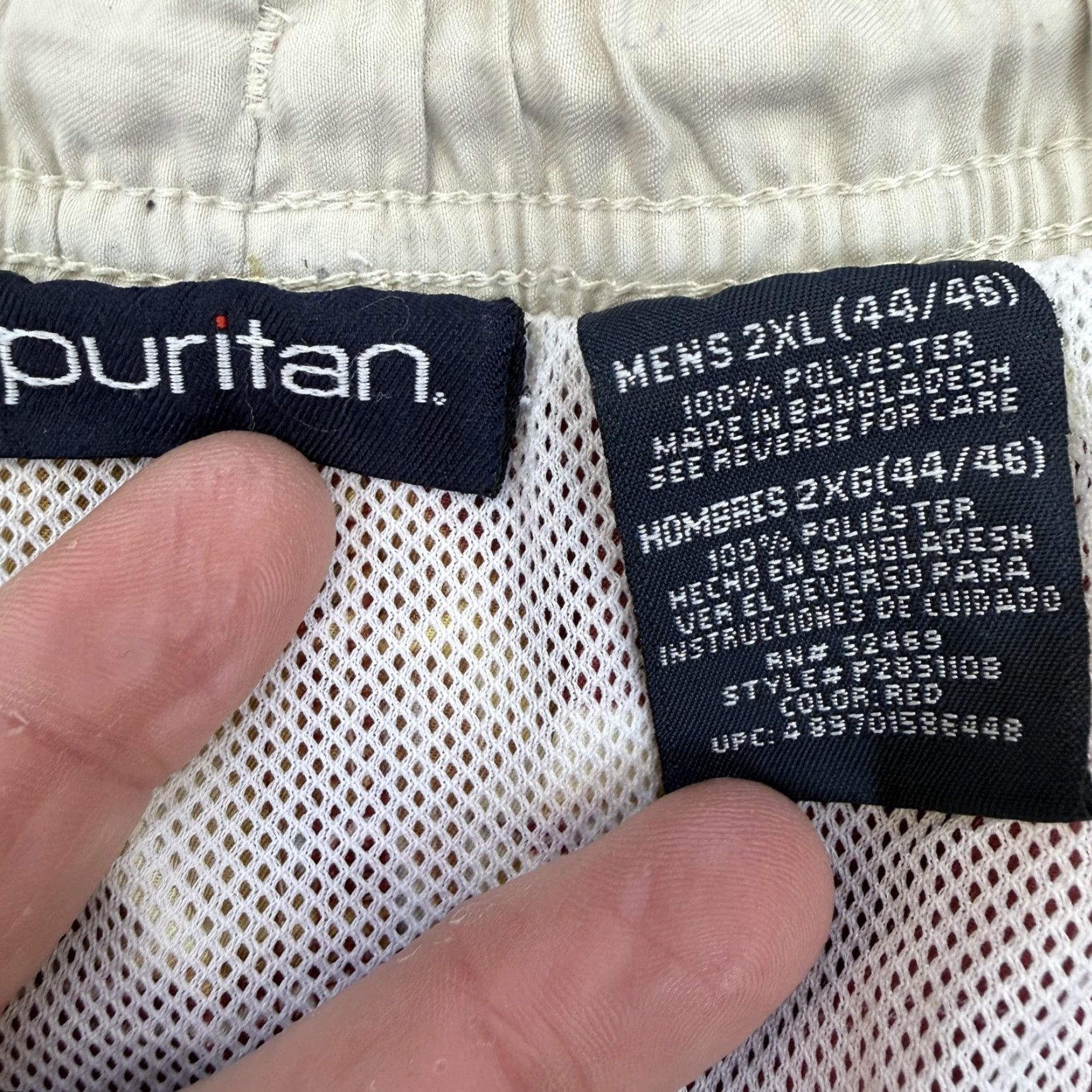 Vintage Puritan Swim Trunks Mens 2XL Red Hawaiian Tropical Beer Floral Lined Shorts Size US 39 - 6 Thumbnail