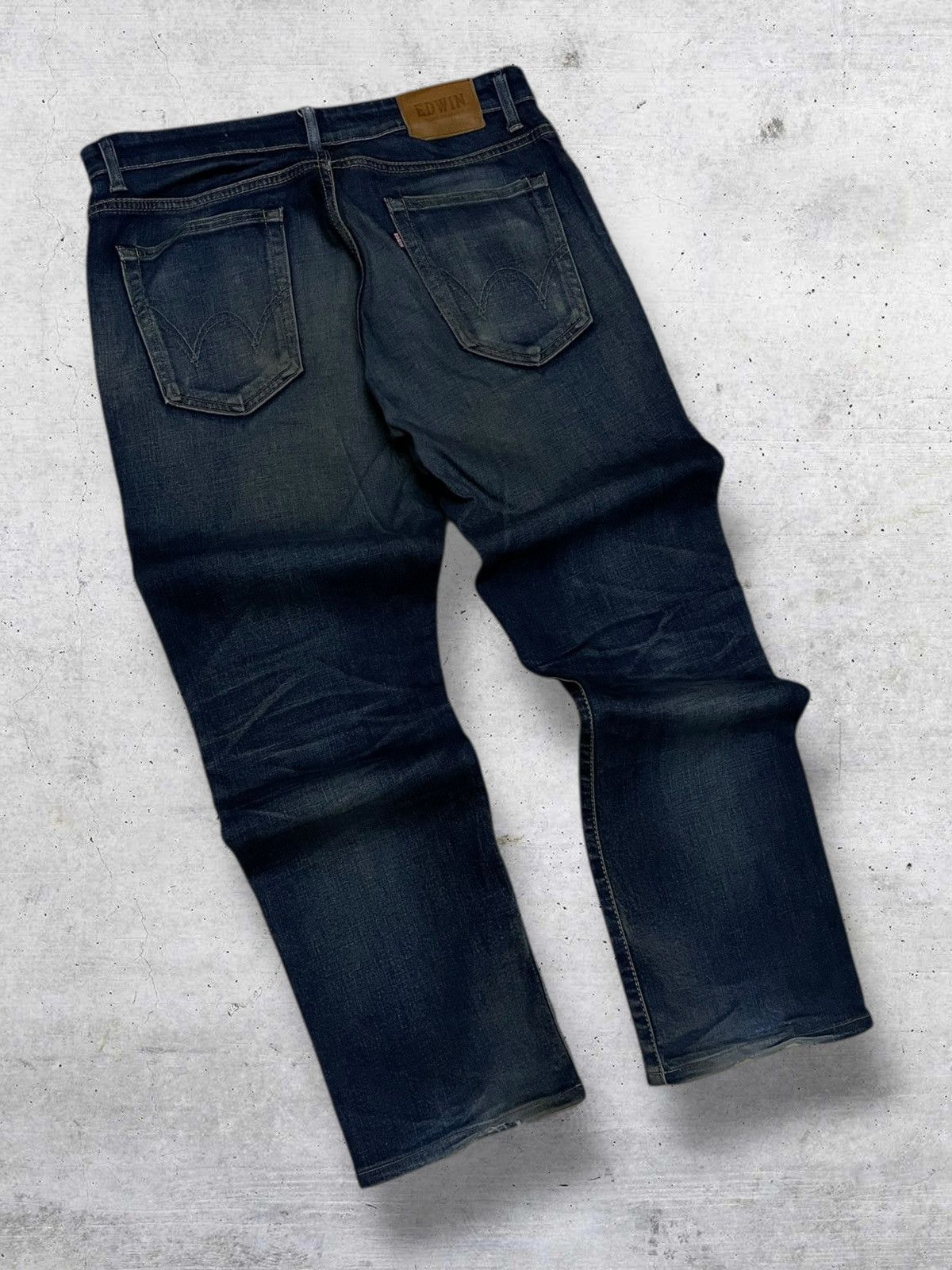 Edwin VINTAGE EDWIN 90S OG JAPAN DESIGNER DISTRESSED MUDWASH DENIM Size US 32 / EU 48 - 9 Thumbnail