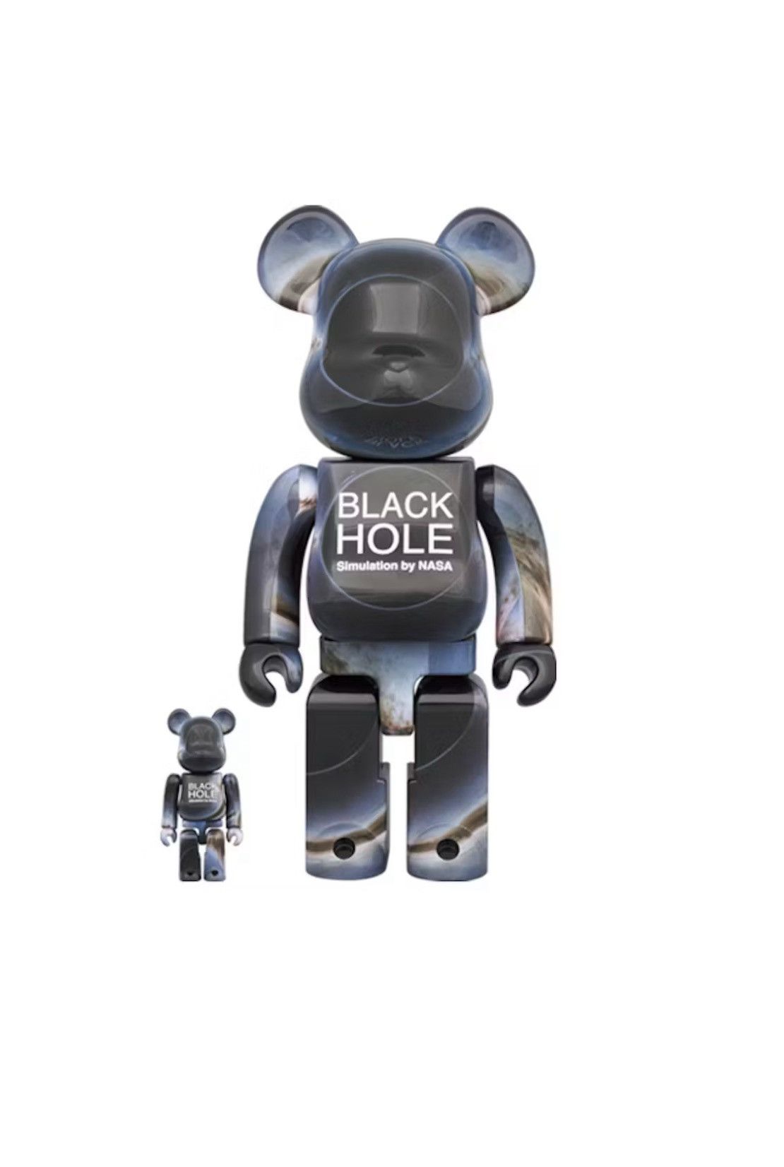 Medicom Toy Bearbrick × NASA Black Hole 100% & 400% Set Size ONE SIZE - 1 Thumbnail