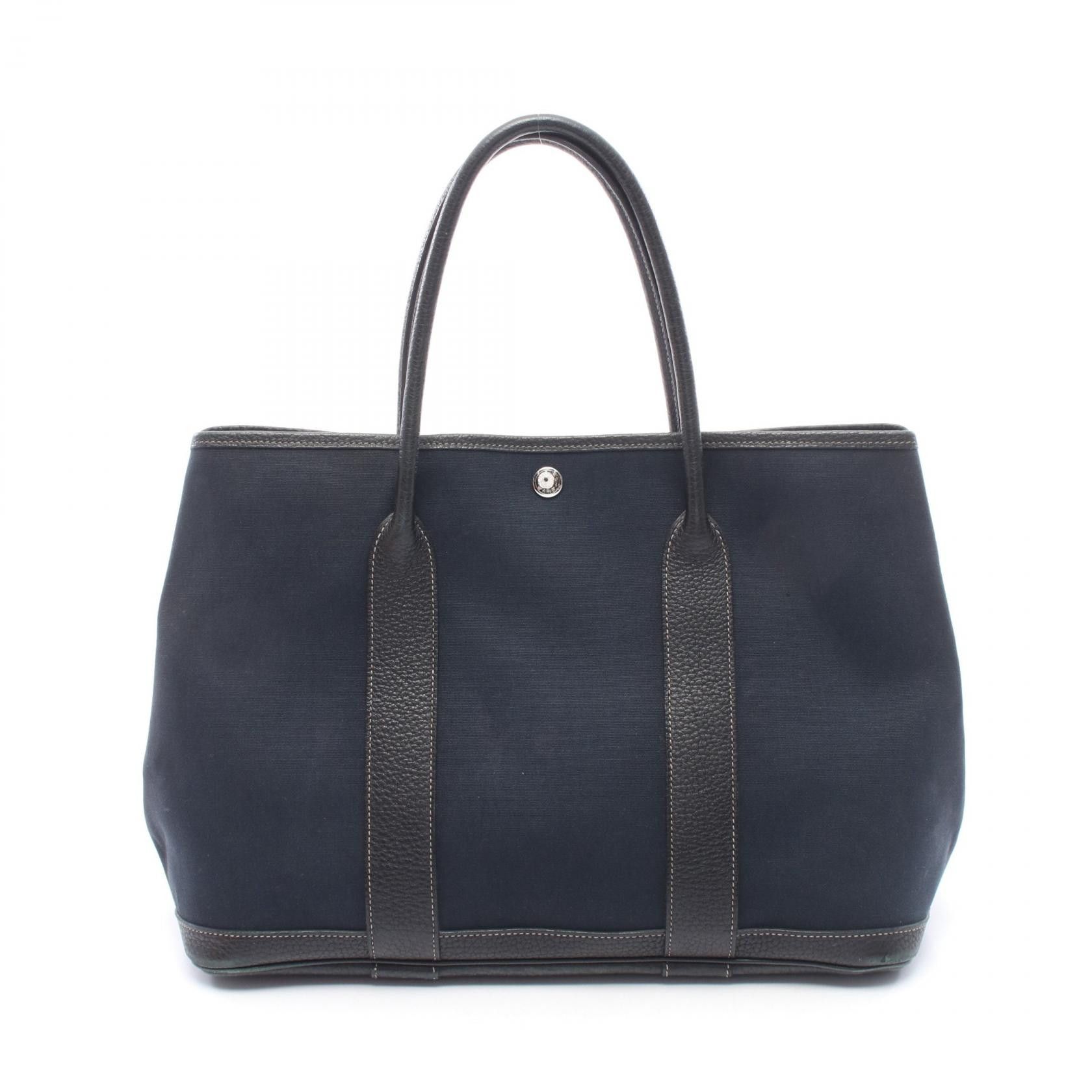 Hermes Hermes Hermes Garden Party PM Leather Canvas Tote Bag Textile Tote Bag N DUTY FREE for USA Size ONE SIZE - 1 Thumbnail