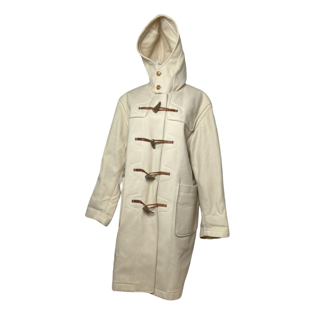Dior Beige Wool Trench Coat Size L / US 10 / IT 46 - 1 Thumbnail