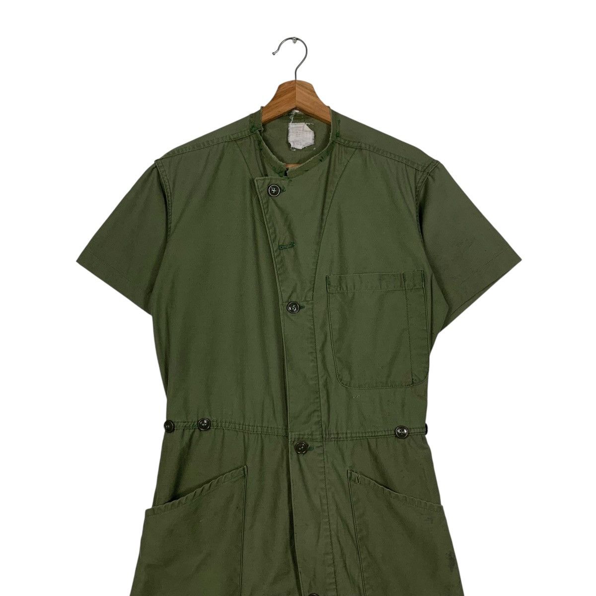 Custommade Vintage Army Issues OG Coverall Dress Custom Made #1836-C80 Size S / US 4 / IT 40 - 2 Thumbnail