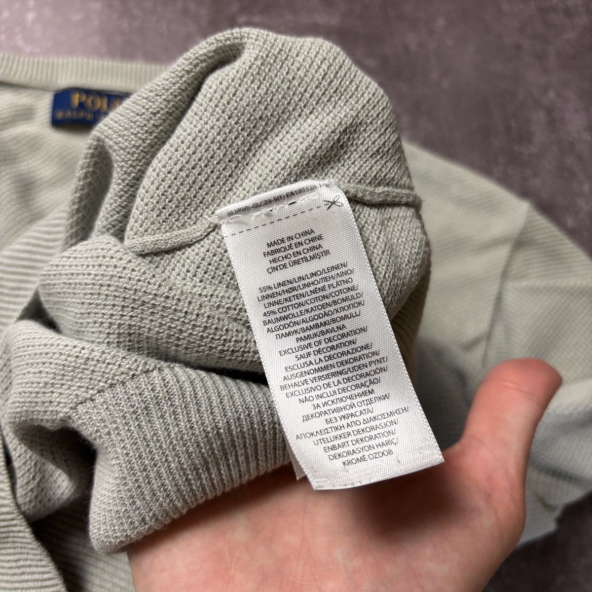 Polo Ralph Lauren POLO RALPH LAUREN KNITTED LONG SLEEVE SWEATER Size US L / EU 52-54 / 3 - 4 Thumbnail