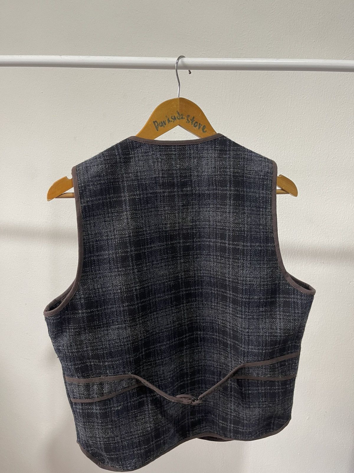 RRL Ralph Lauren RRL RALPH LAUREN WOOL PLAID VEST TALON ZIP Size US S / EU 44-46 / 1 - 6 Thumbnail