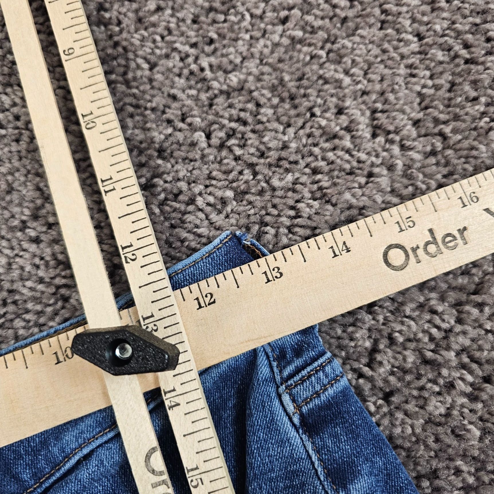 Express Vintage Express Women's Cropped Flare Jeans 00 High Rise Stretch Denim Blue 25x25 Size 24" / US 00 / IT 34 - 5 Thumbnail