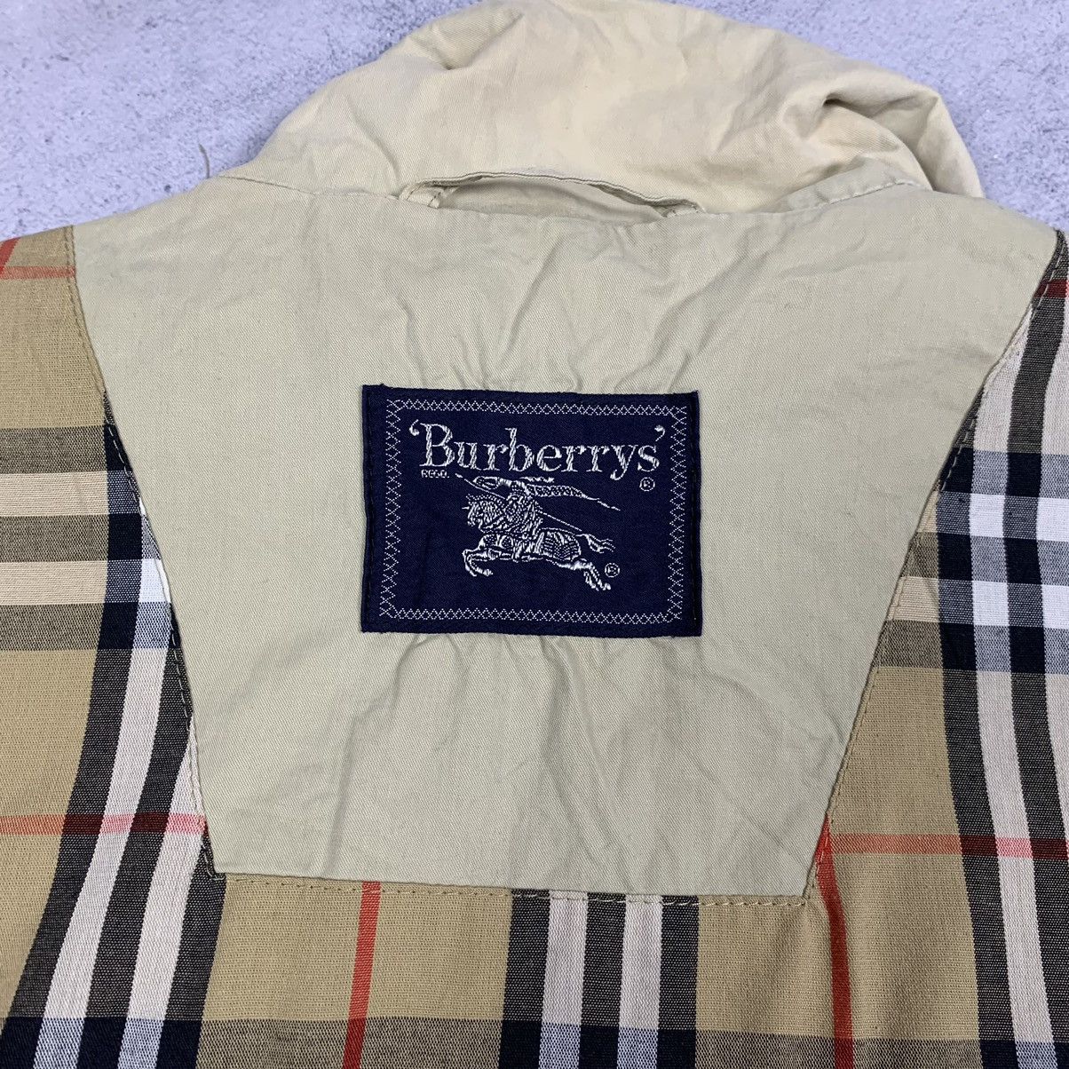 Burberry Vintage Burberrys Nova Check Buttons Ladies Jacket Beige 90s Size M / US 6-8 / IT 42-44 - 17 Thumbnail