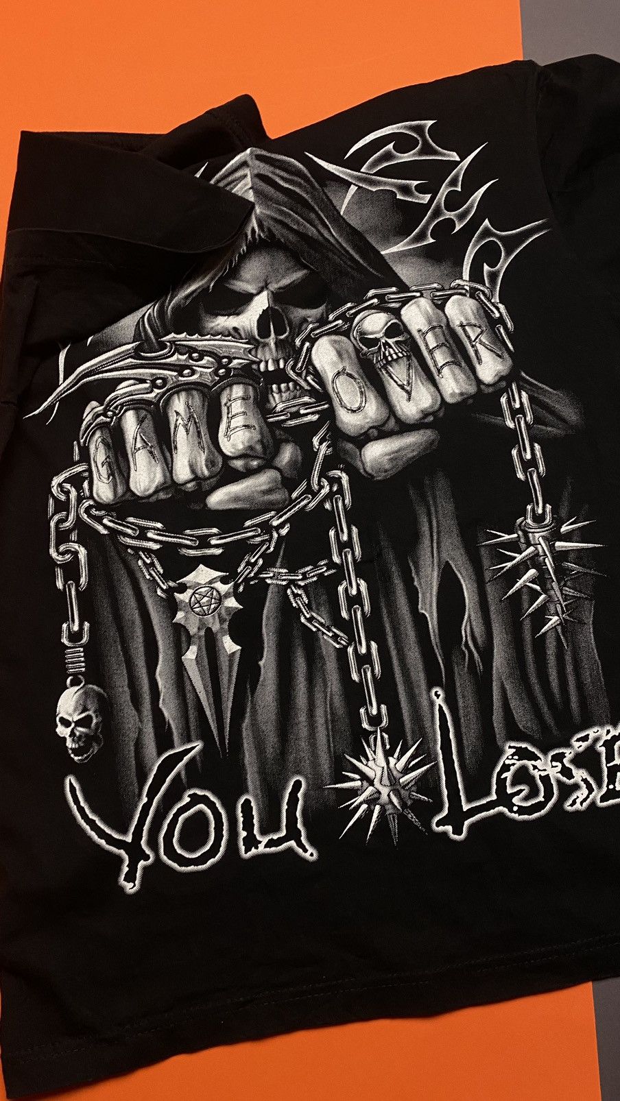 Band Tees Vintage Skull game over you lose t-shirt Size US M / EU 48-50 / 2 - 6 Thumbnail