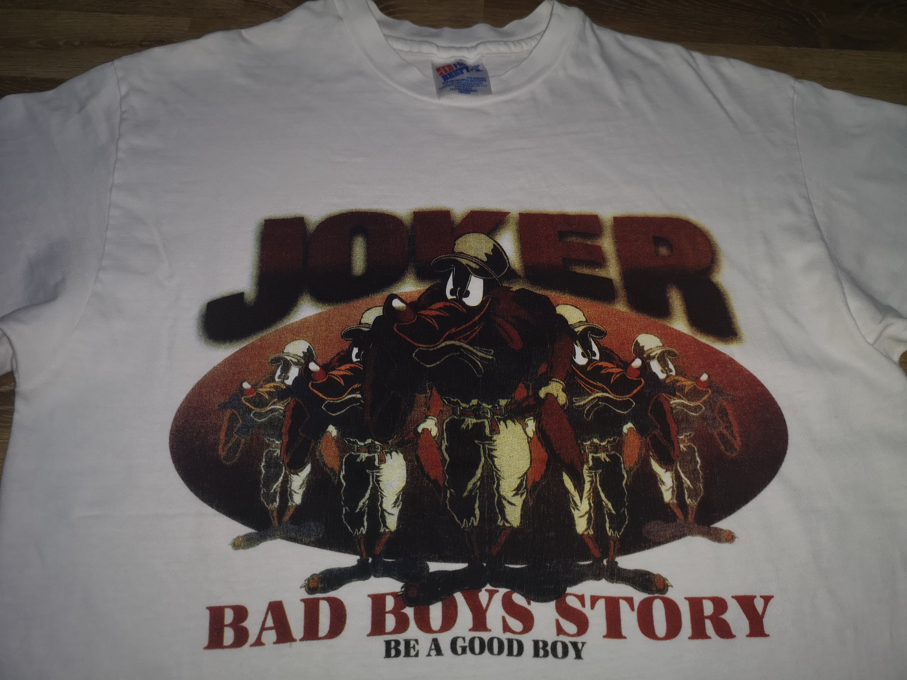 Anime × Cartoon Network × Vintage Vintage 90s Joker Bad Boys Story Cartoon Looney Tunes Shirt Size US M / EU 48-50 / 2 - 7 Thumbnail